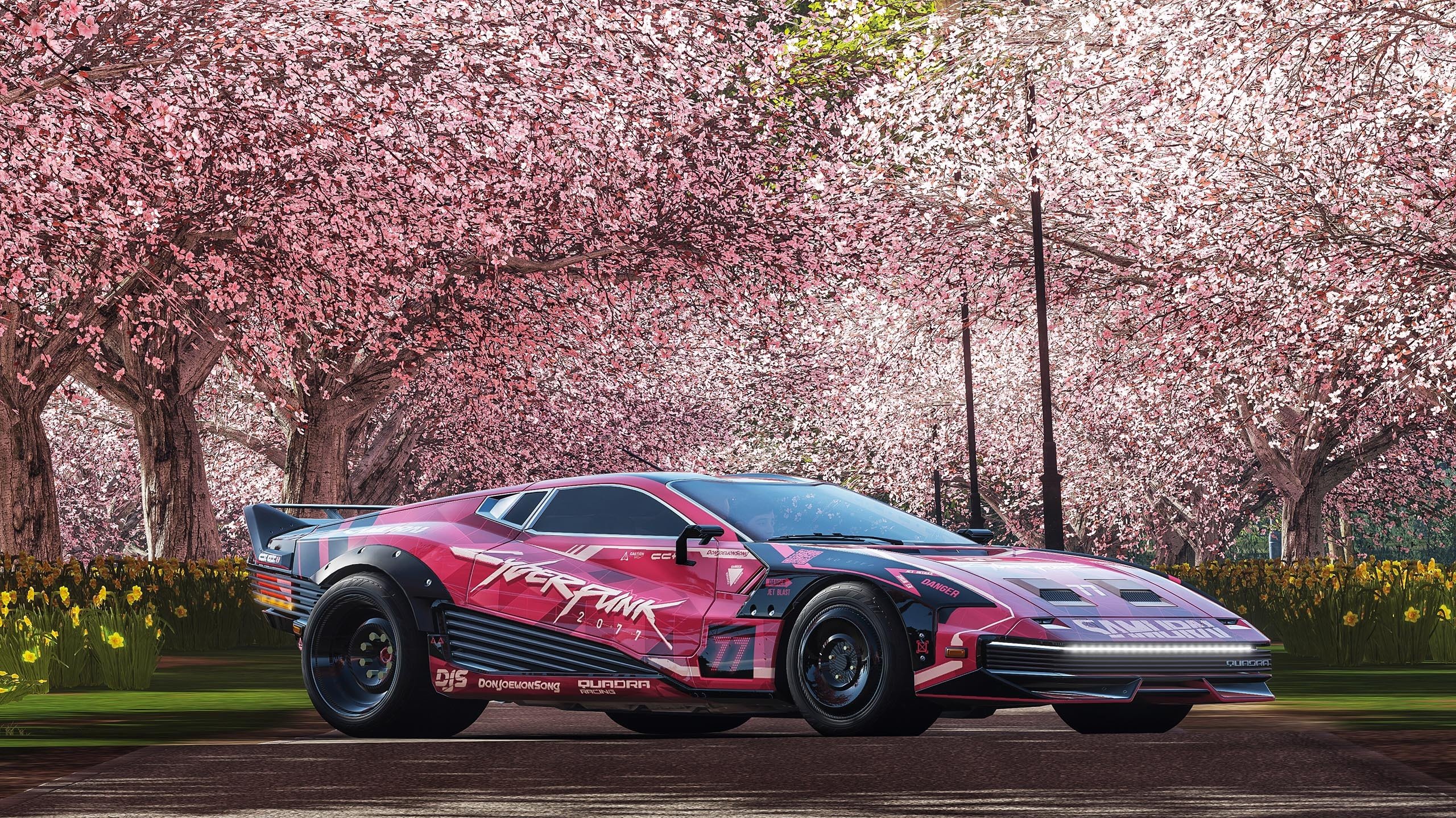 樱花 跑车 赛车