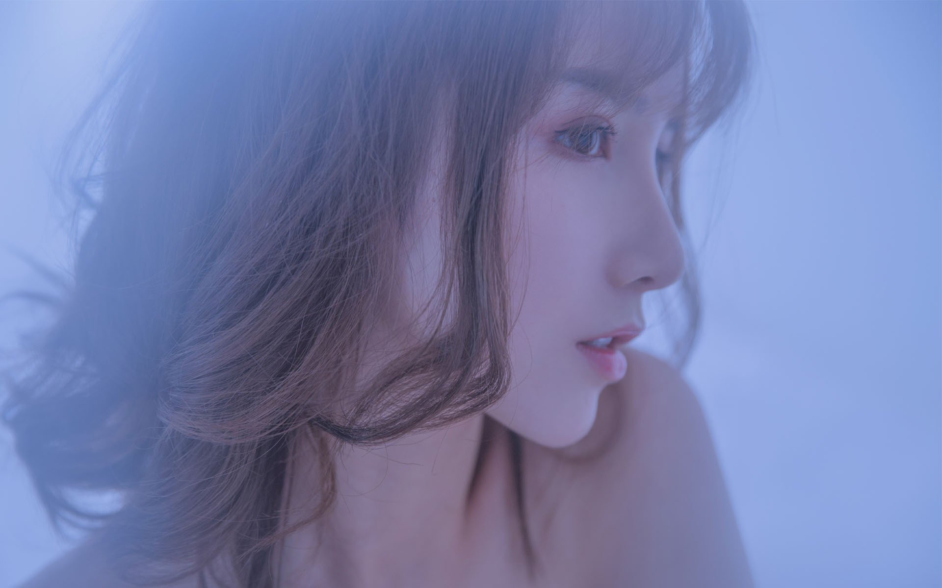 性感女神 朦胧 长发 气质