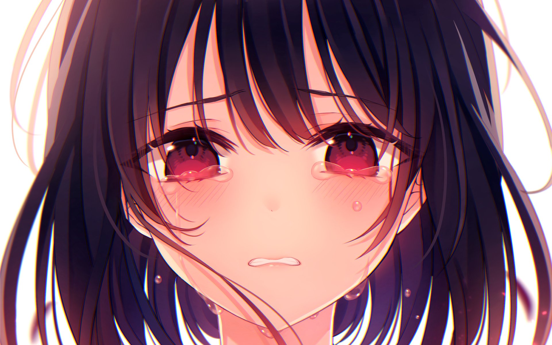 卡通人物 哭泣 二次元