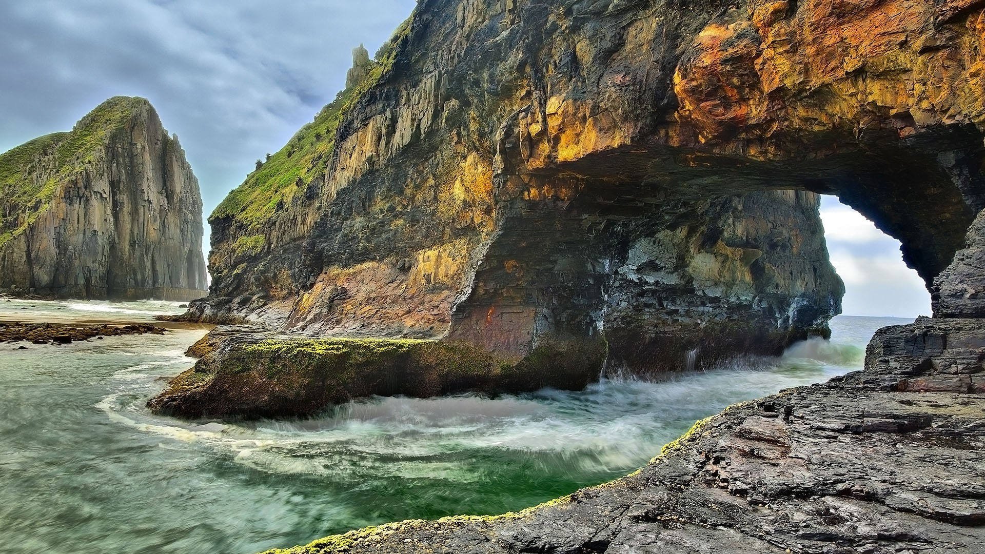 海洋天堂 巨石 怪石 海滩
