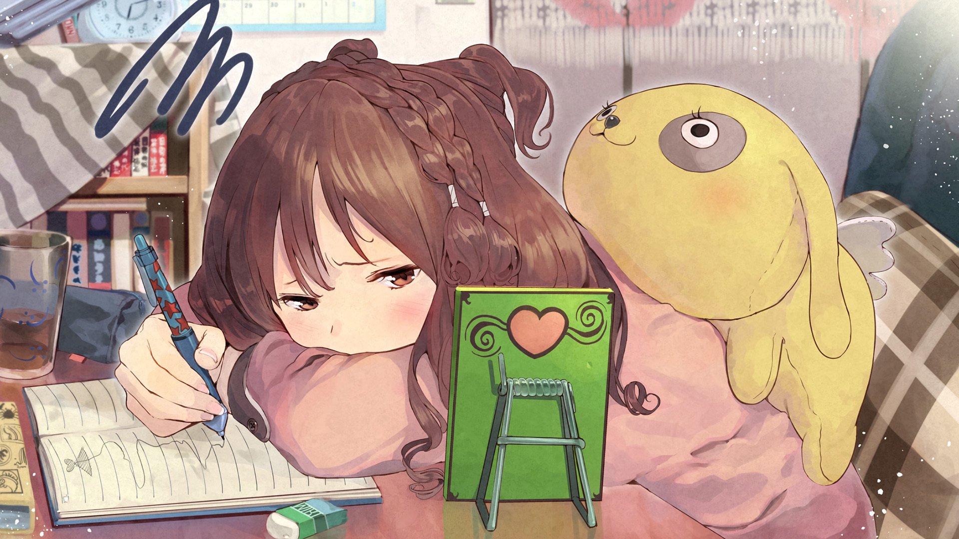 作业 笔记本 布偶