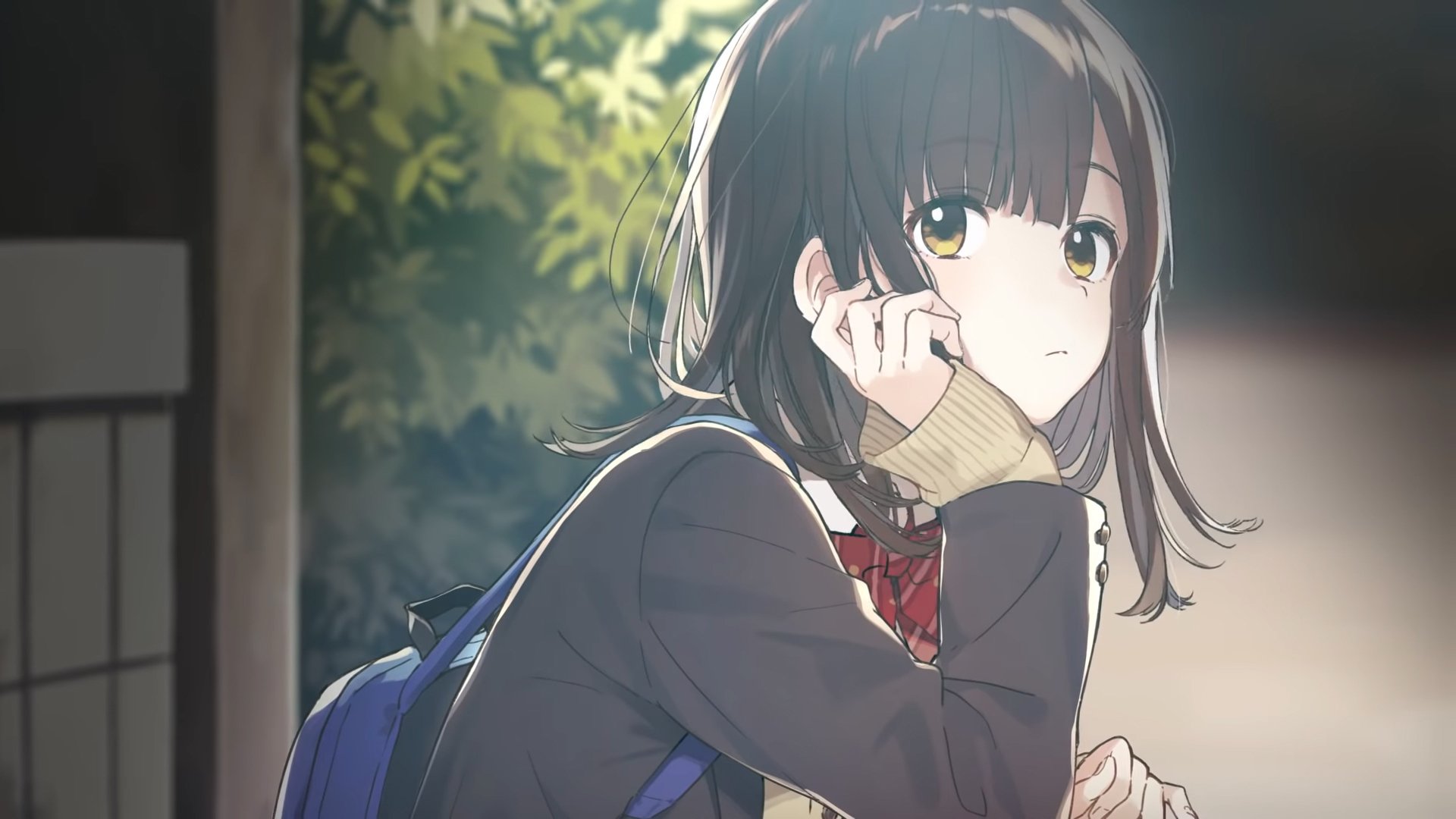 大眼女孩 放课后 书包