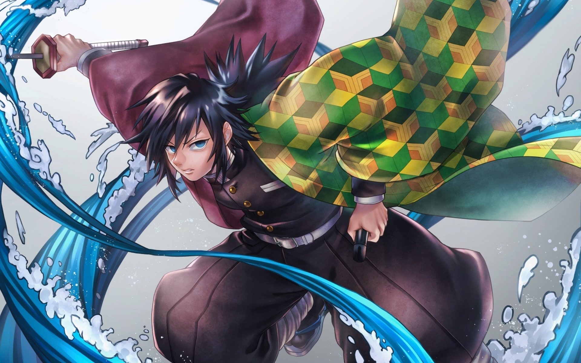 卡通人物 富冈义勇 鬼灭