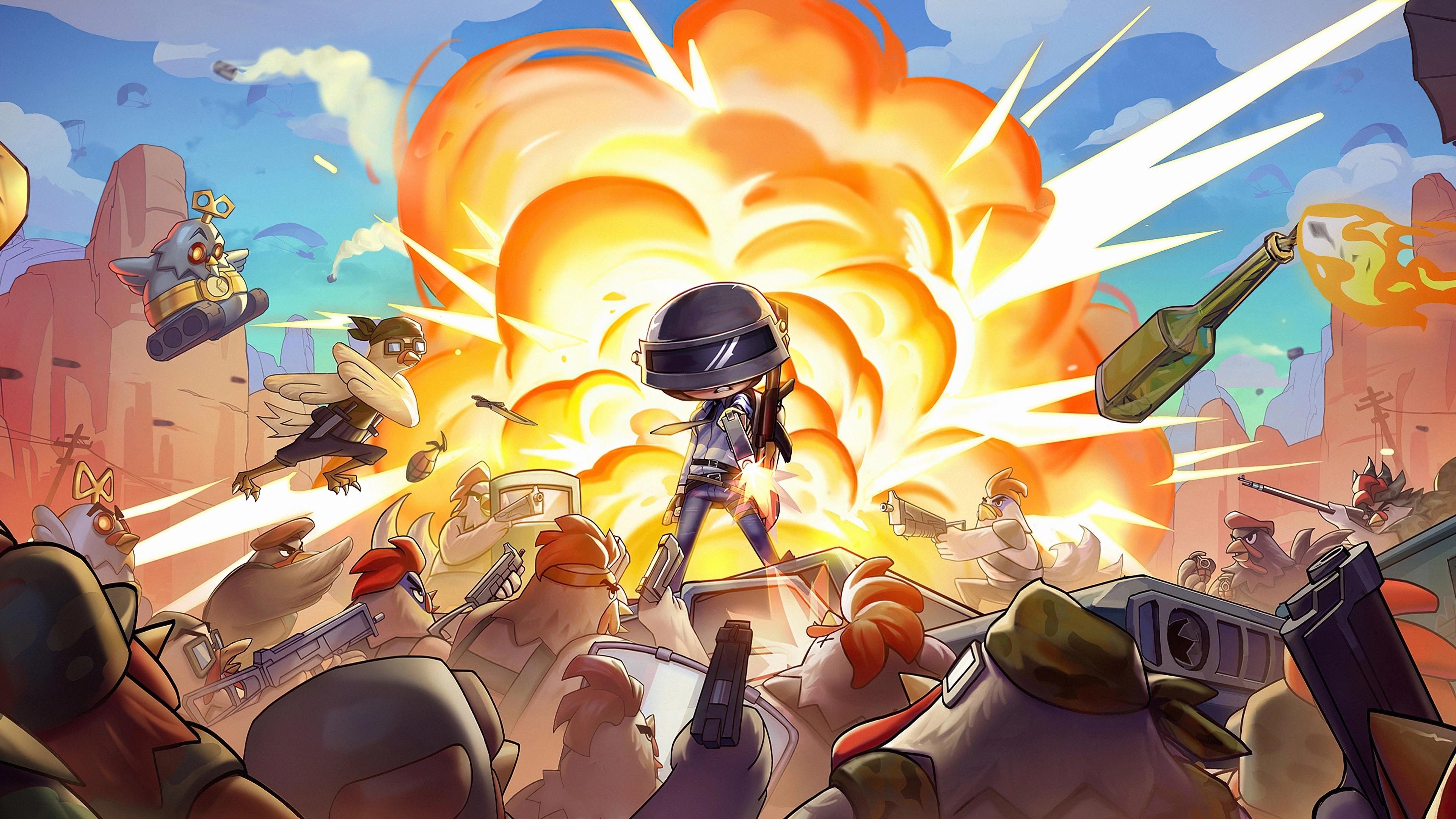 pubg 绝地求生 吃鸡 Q版