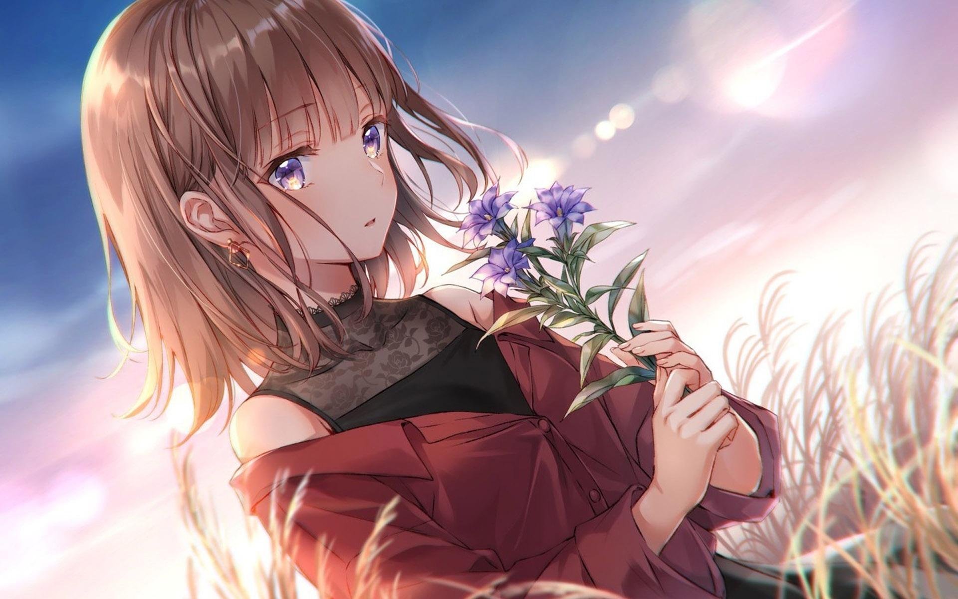 动漫  少女  唯美  可爱