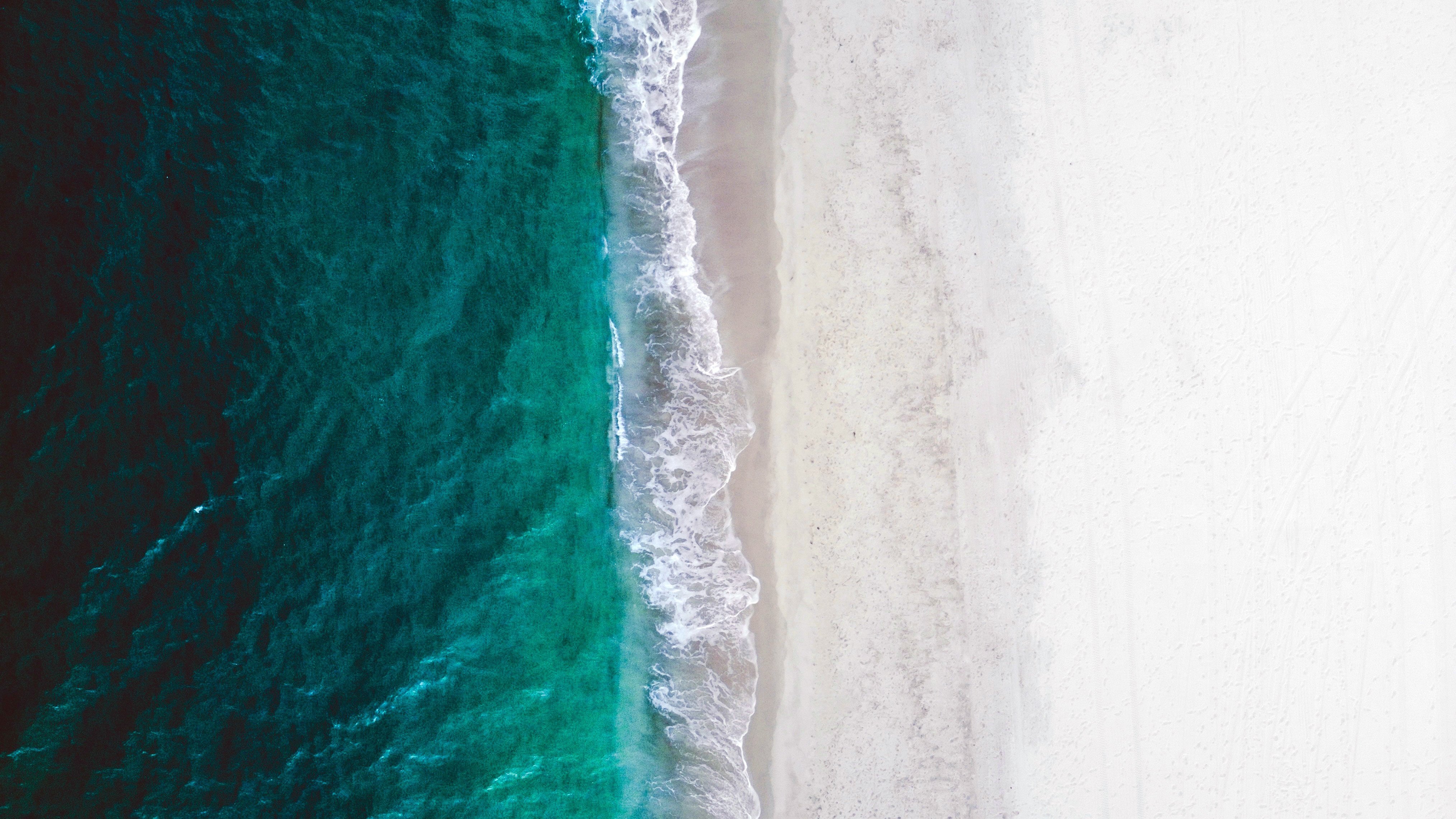 海浪 蓝色 白沙滩
