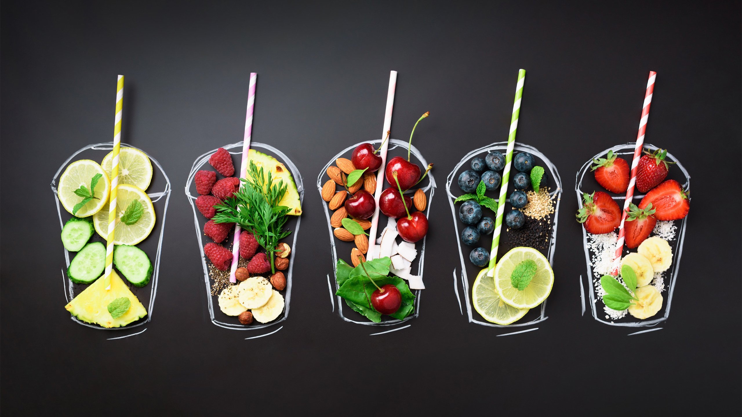 动感水果 创意 饮料