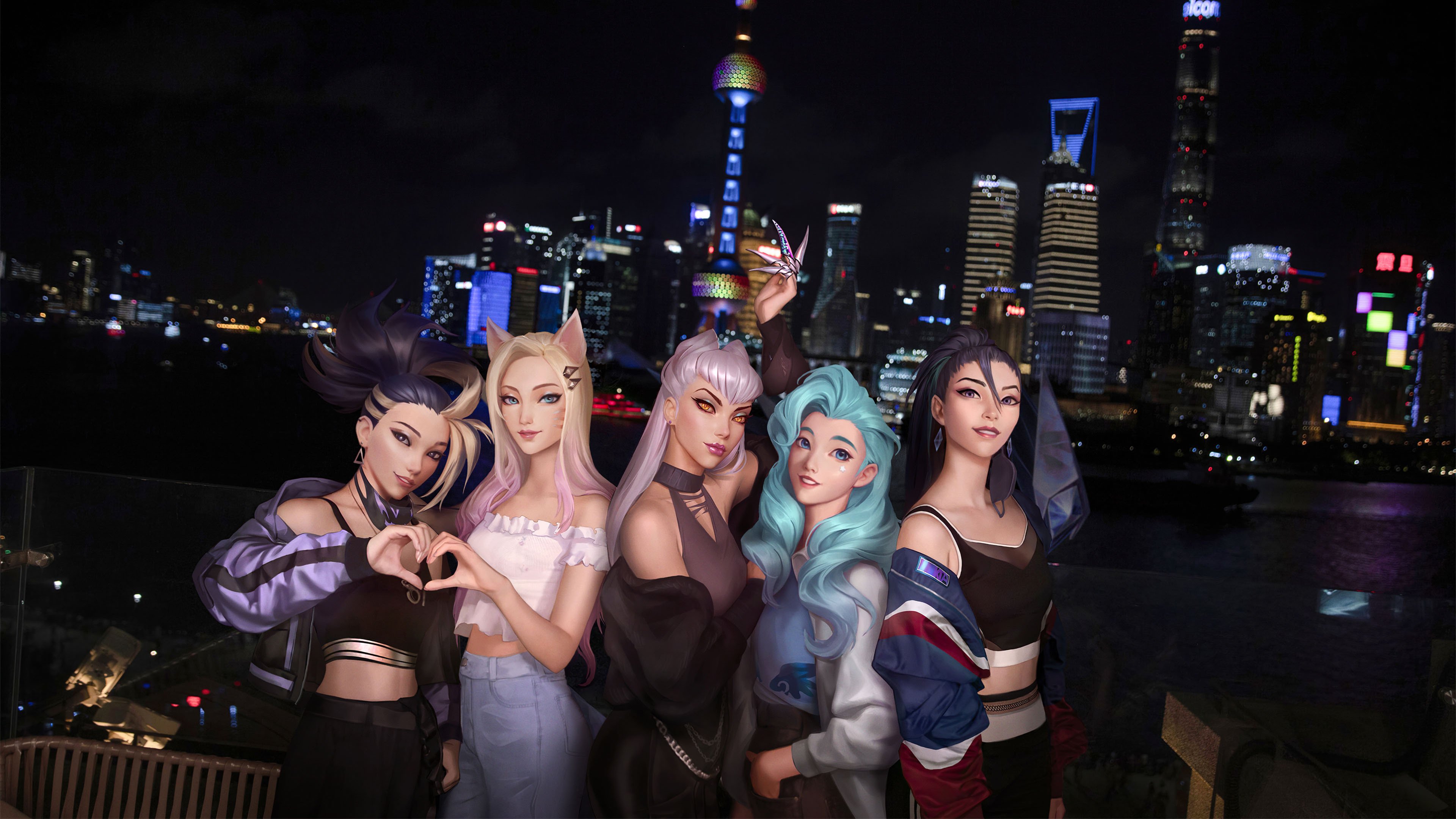 英雄联盟 lol KDA MORE 阿狸 萨勒芬妮 阿卡丽 伊芙琳 卡莎