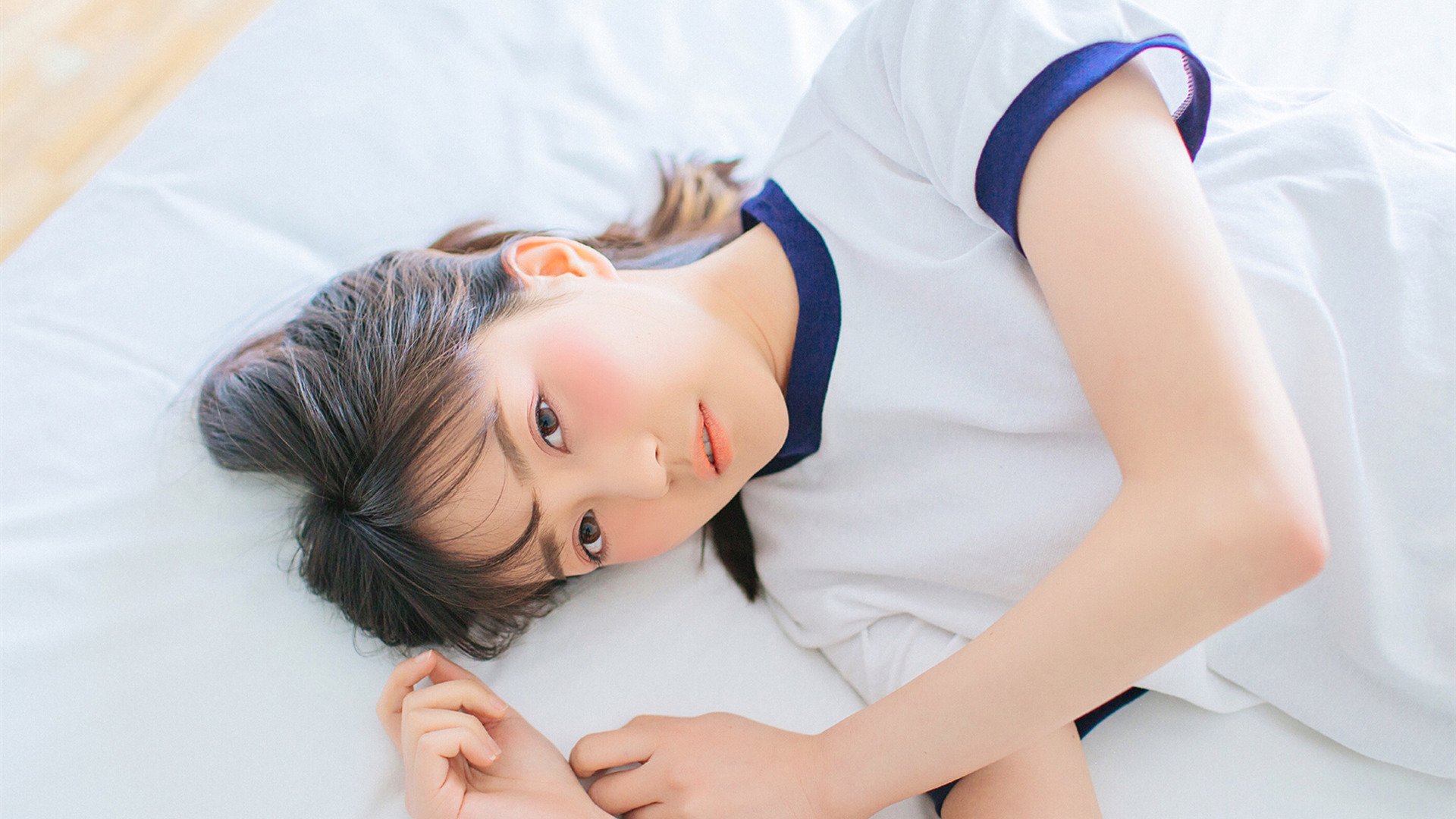 清纯 运动 阳光 女孩 学妹