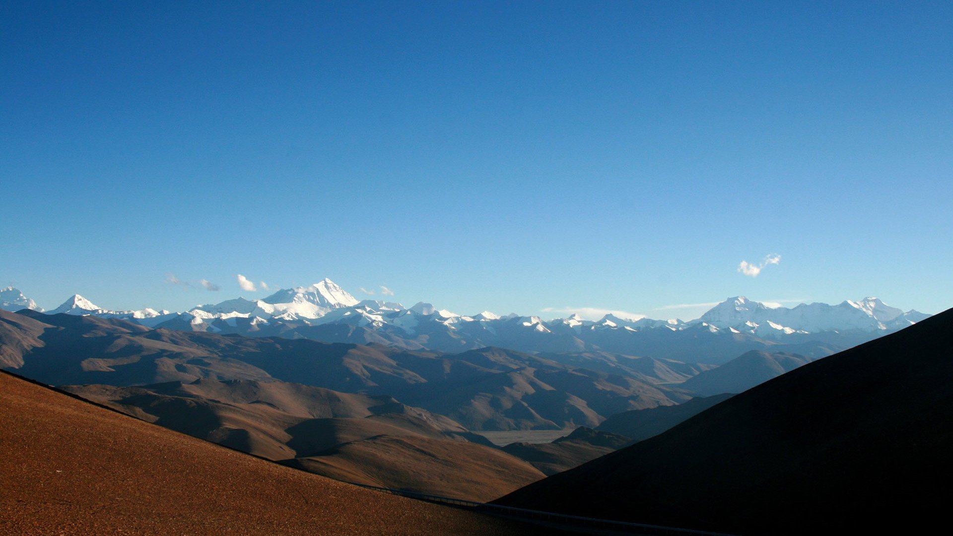 自然风光 珠穆朗玛 喜马拉雅 山脉 高原 雪山