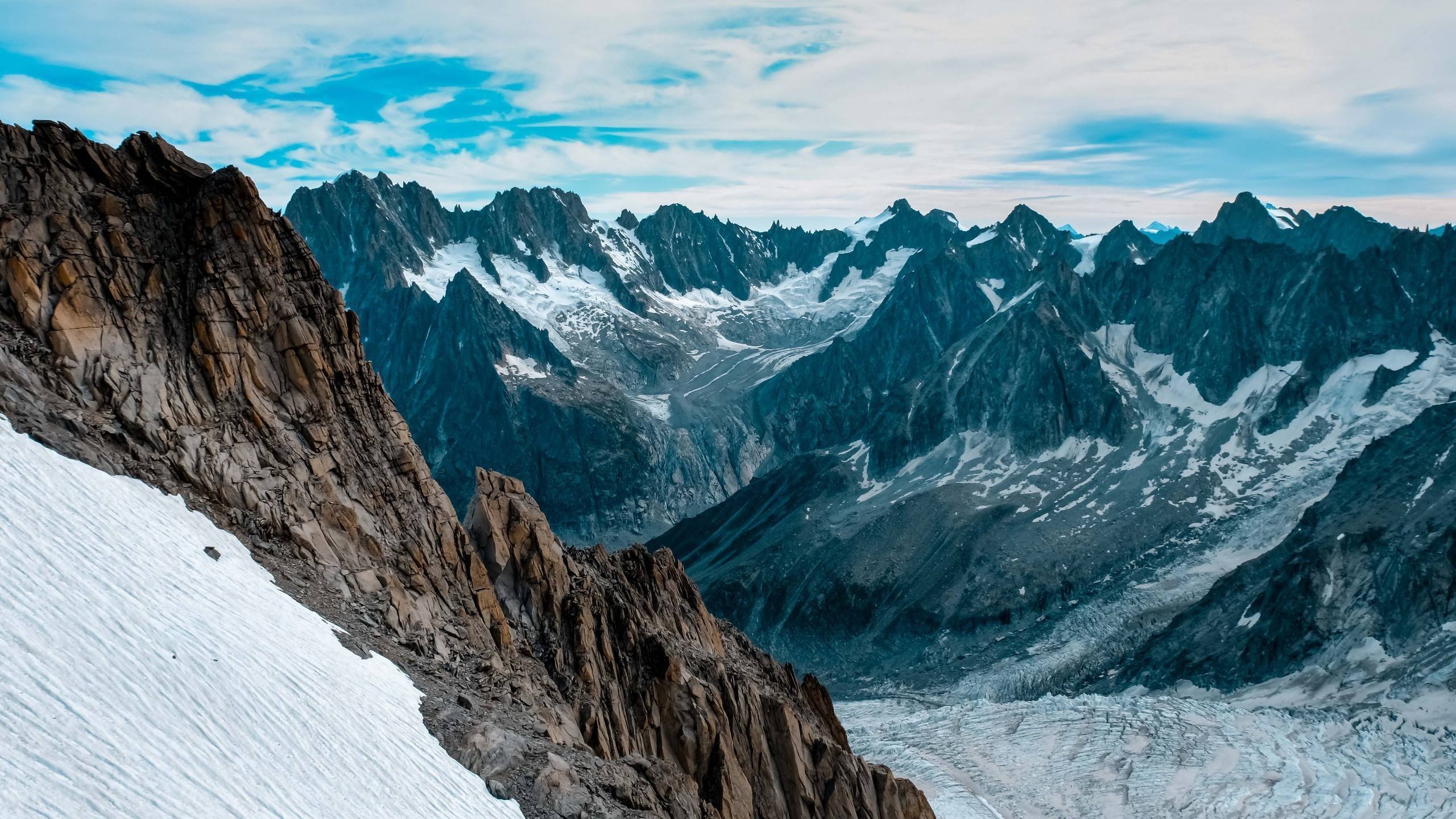 冰天雪地 雪山 山峰 群山 山顶