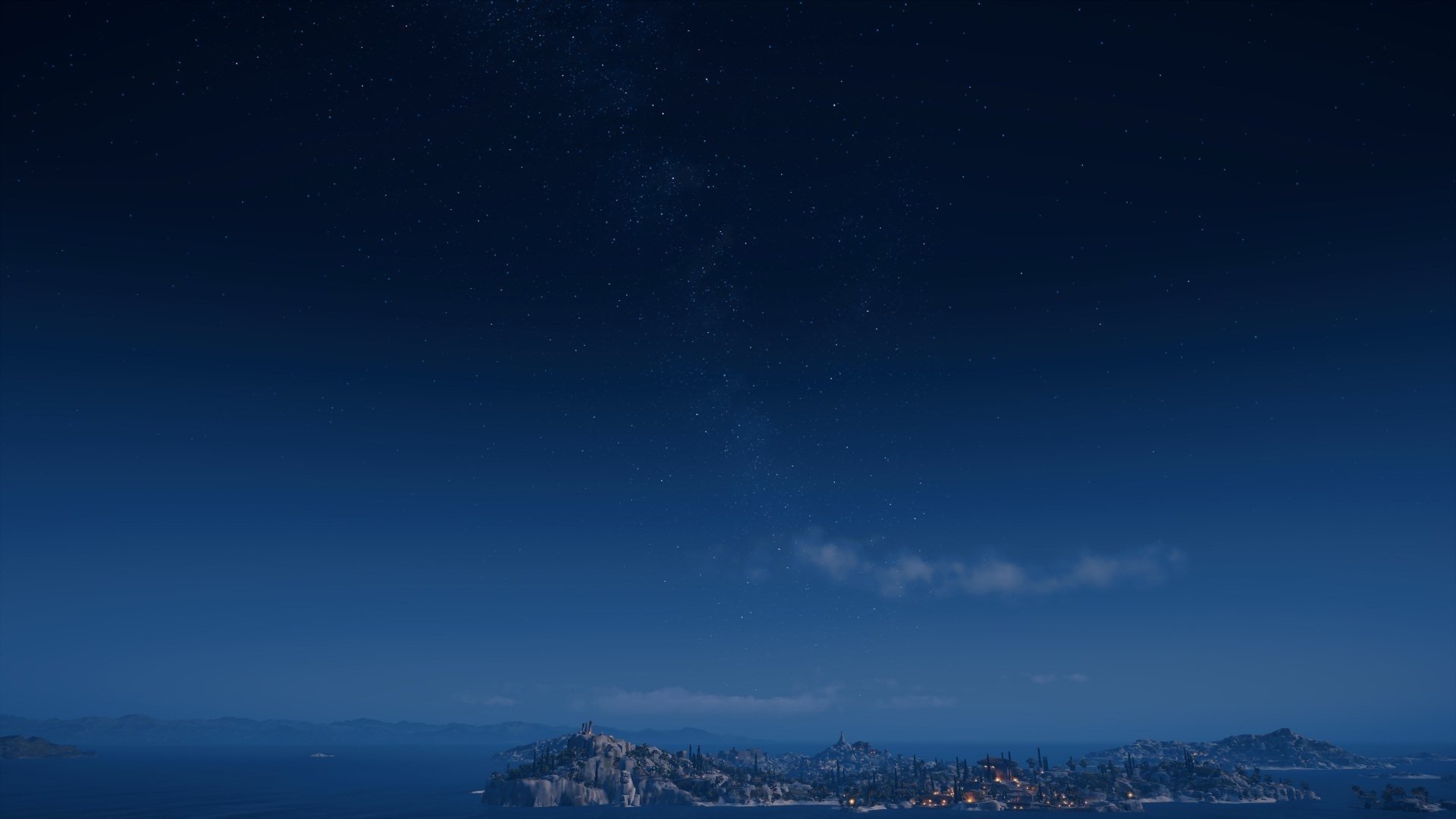 主机游戏 天空 城镇 夜晚