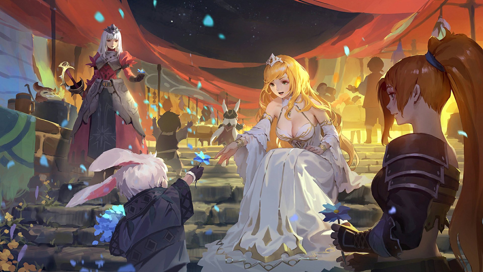 卡通人物 公主 夜市