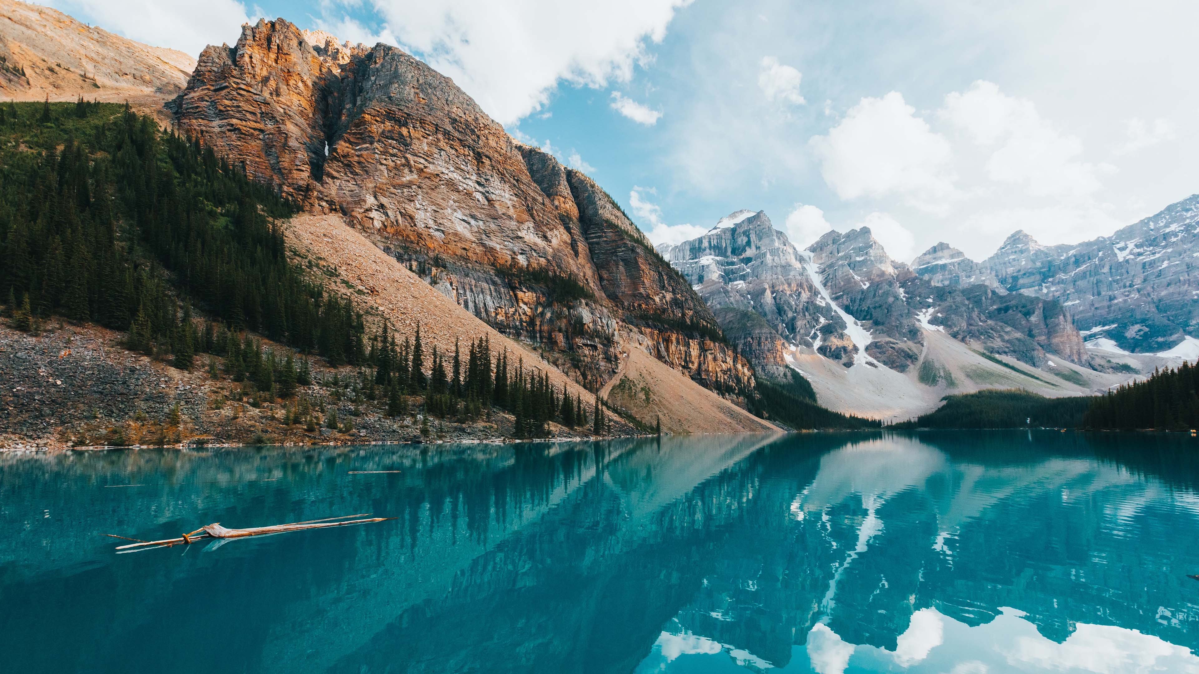 自然风光 湖 倒影 雪山 宁静