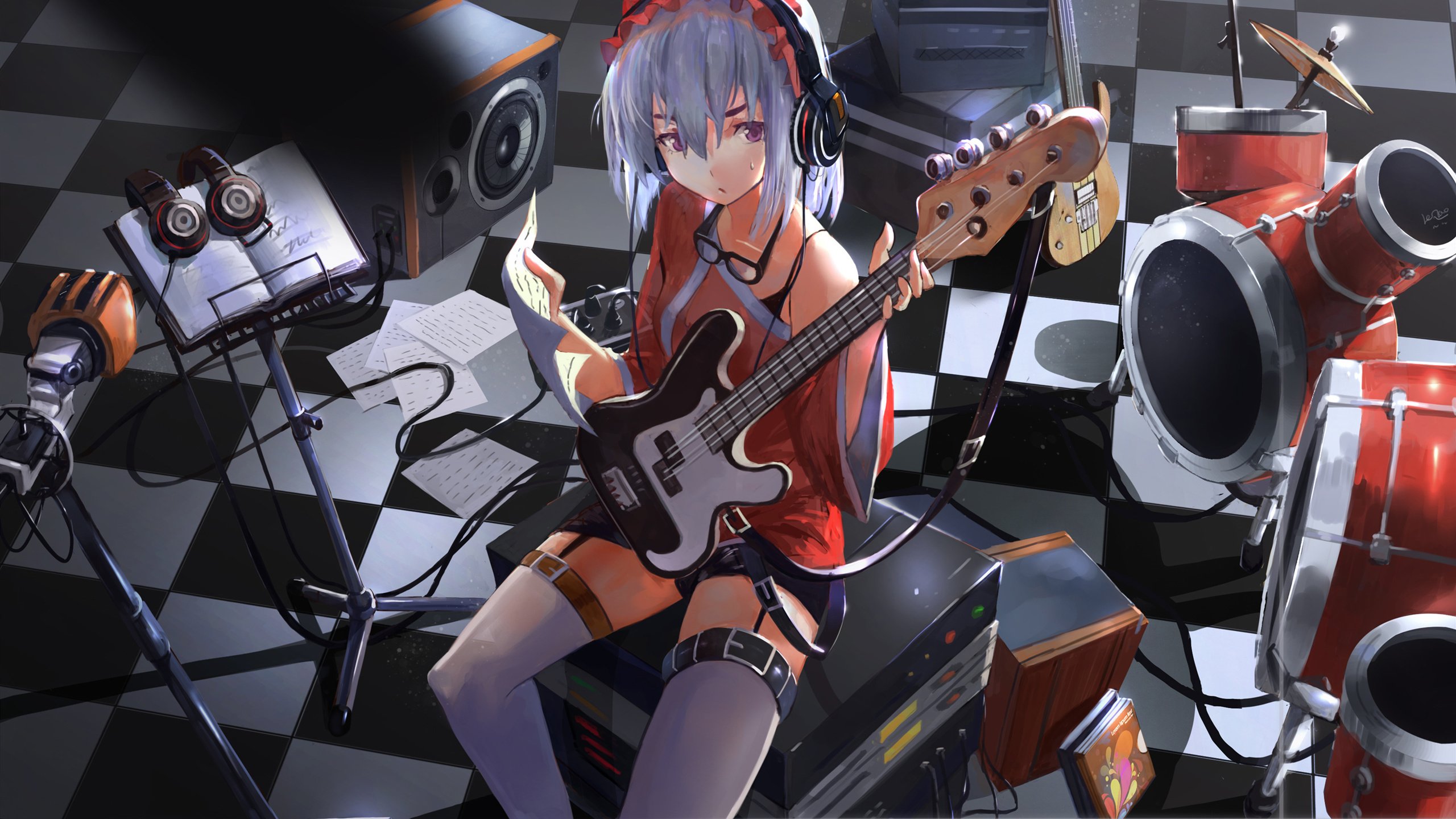 卡通人物 乐队 贝斯