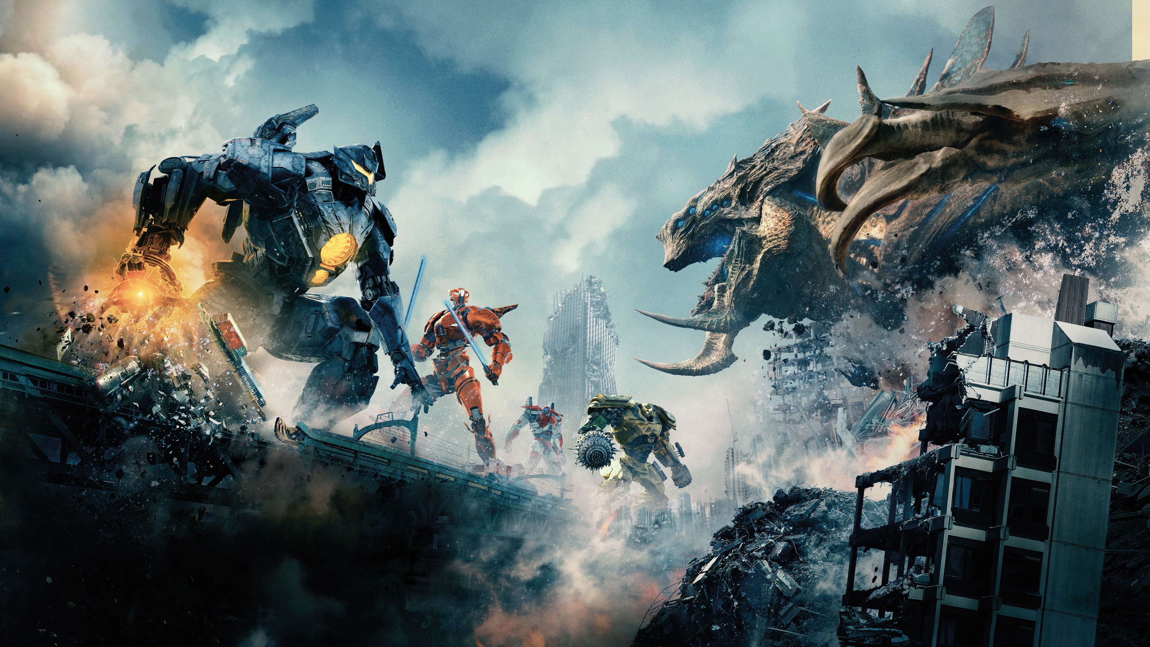 环太平洋 机械战士 怪兽 灾难