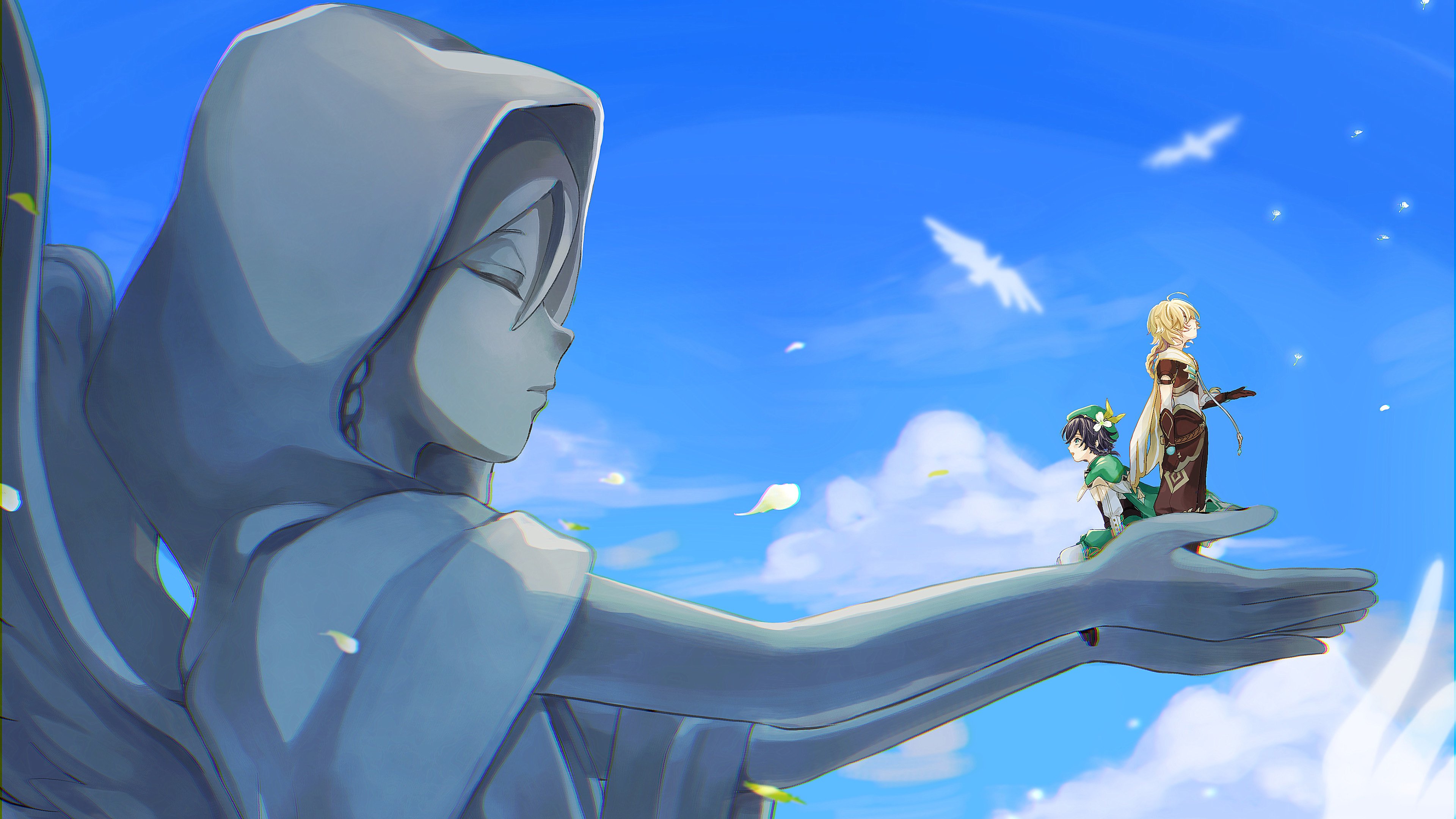 动感手游 原神 女神像 神秘