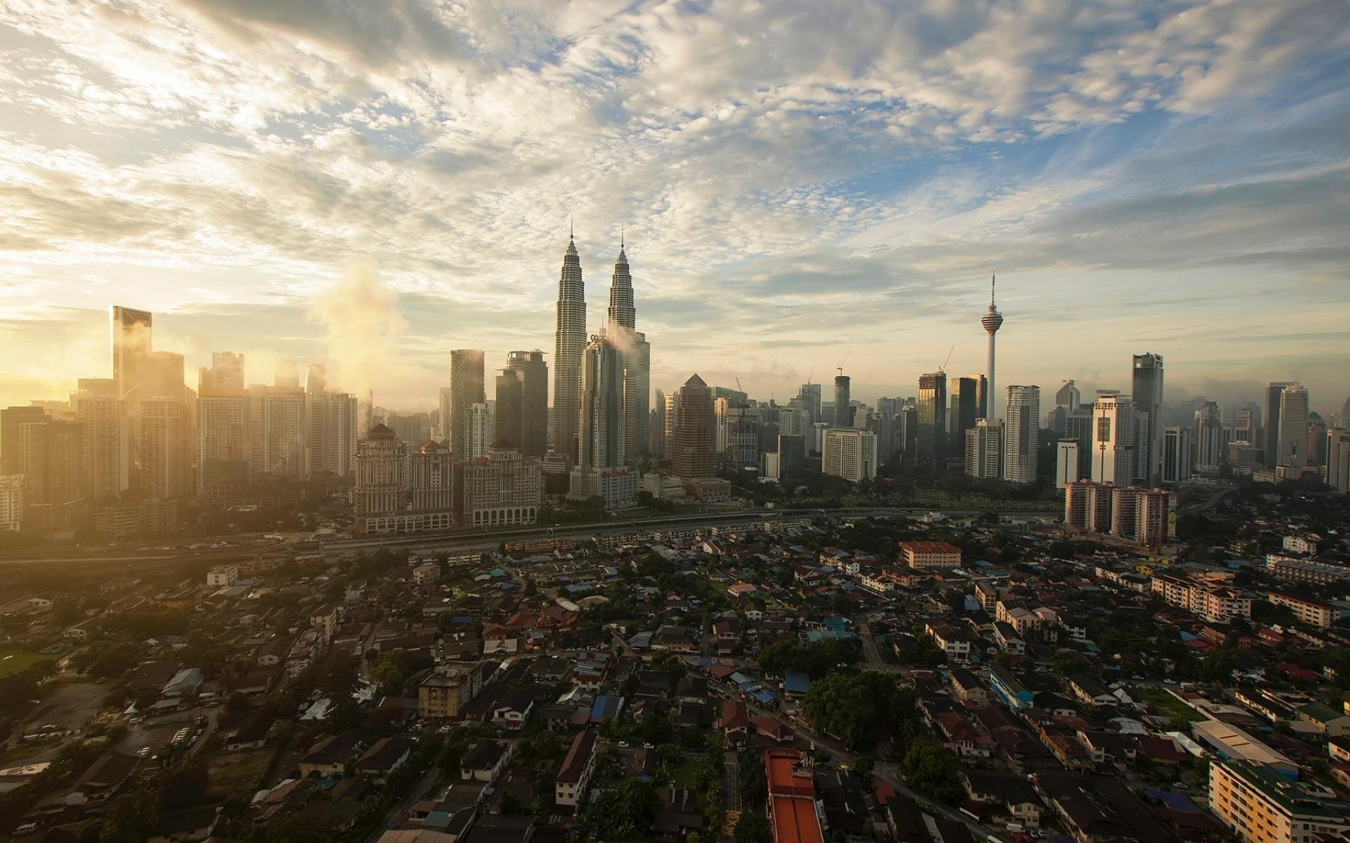 城市夜景 马来西亚 吉隆坡