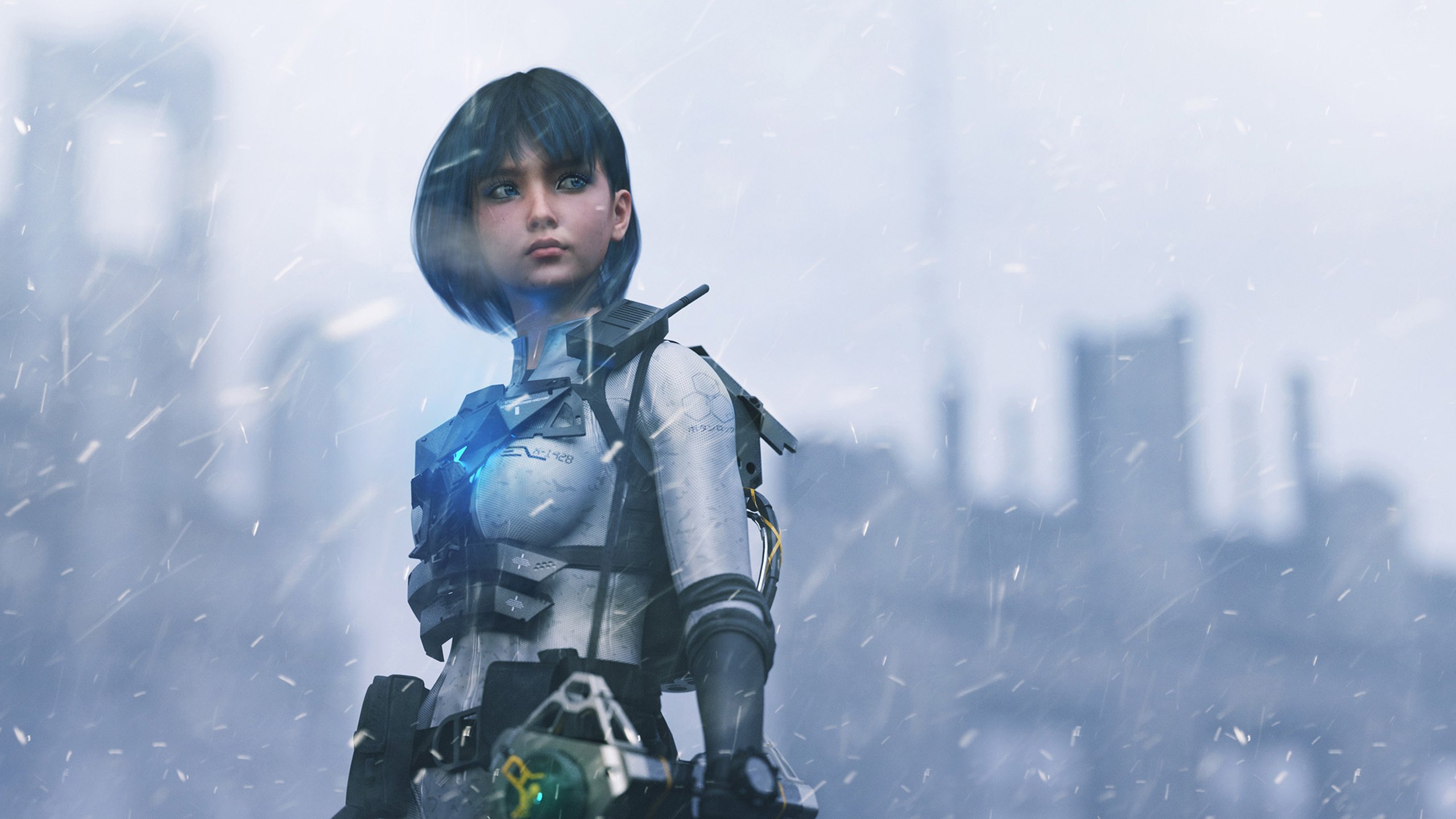 战士 风雪 未来 末日 机械