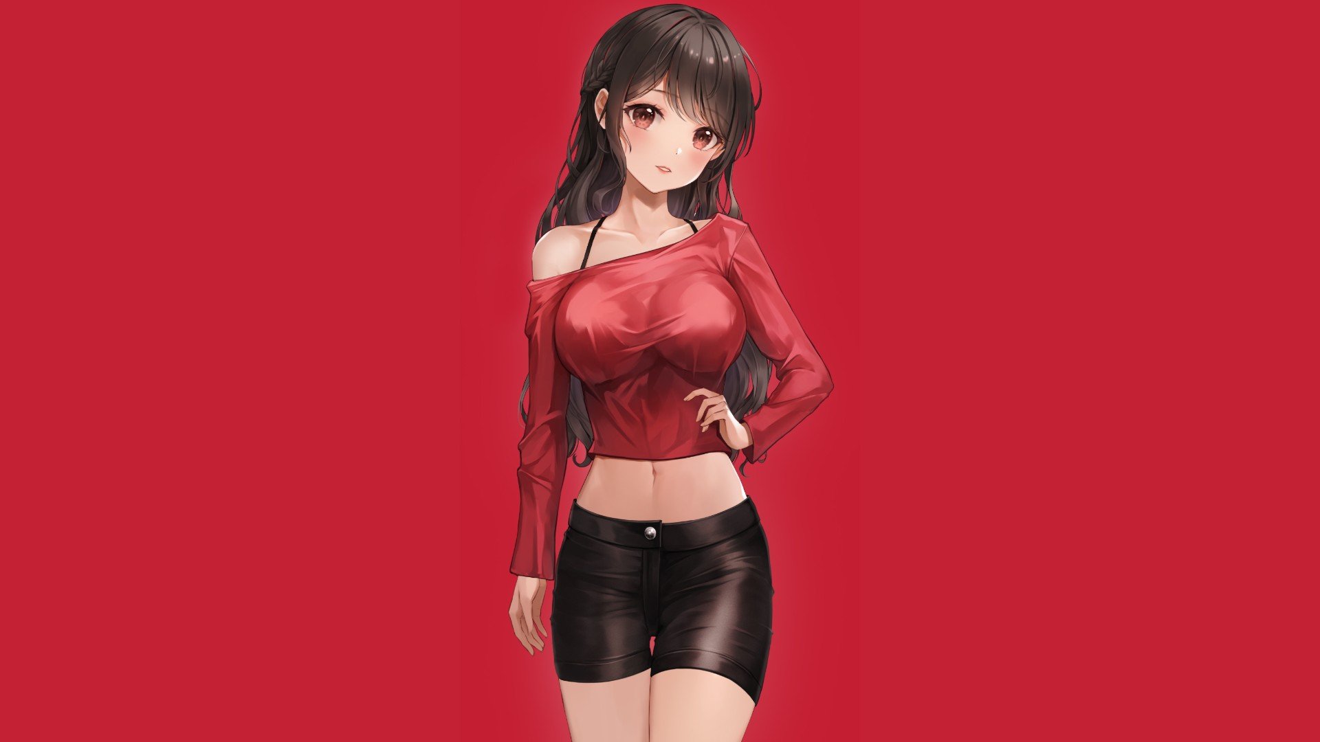 卡通人物 红色 红衣