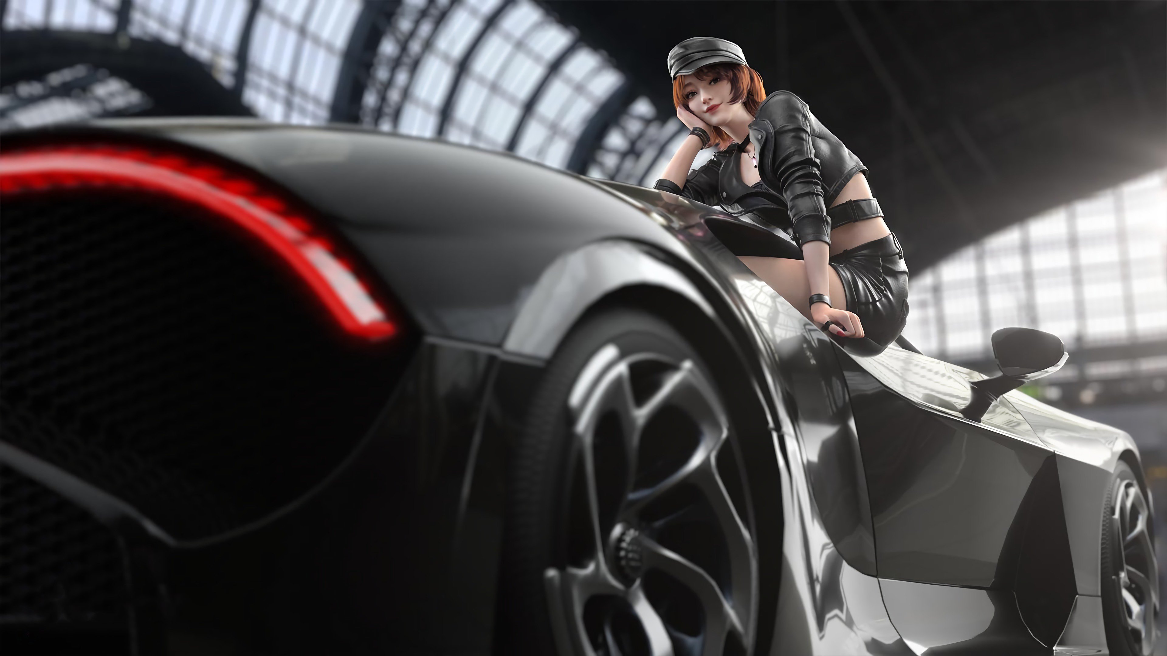 手游世界 王者竞速 黑色跑车