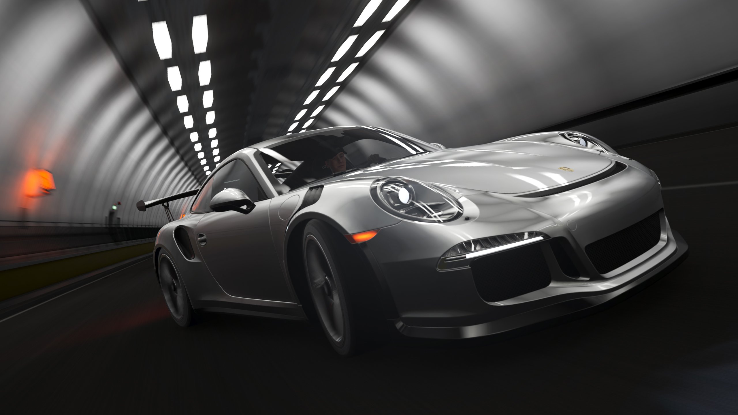 保时捷 隧道 跑车