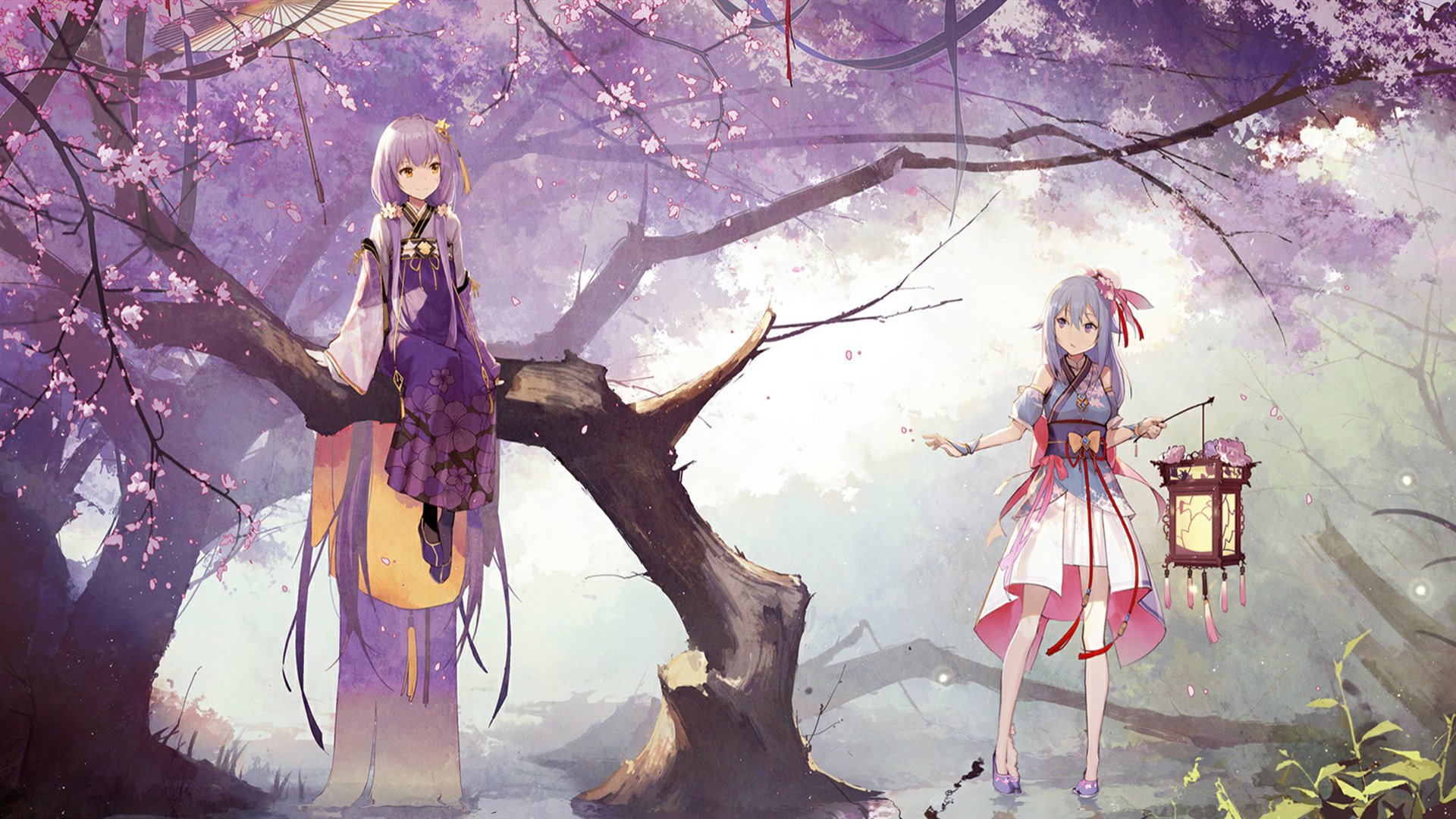 卡通人物 二次元 阴阳师 樱花