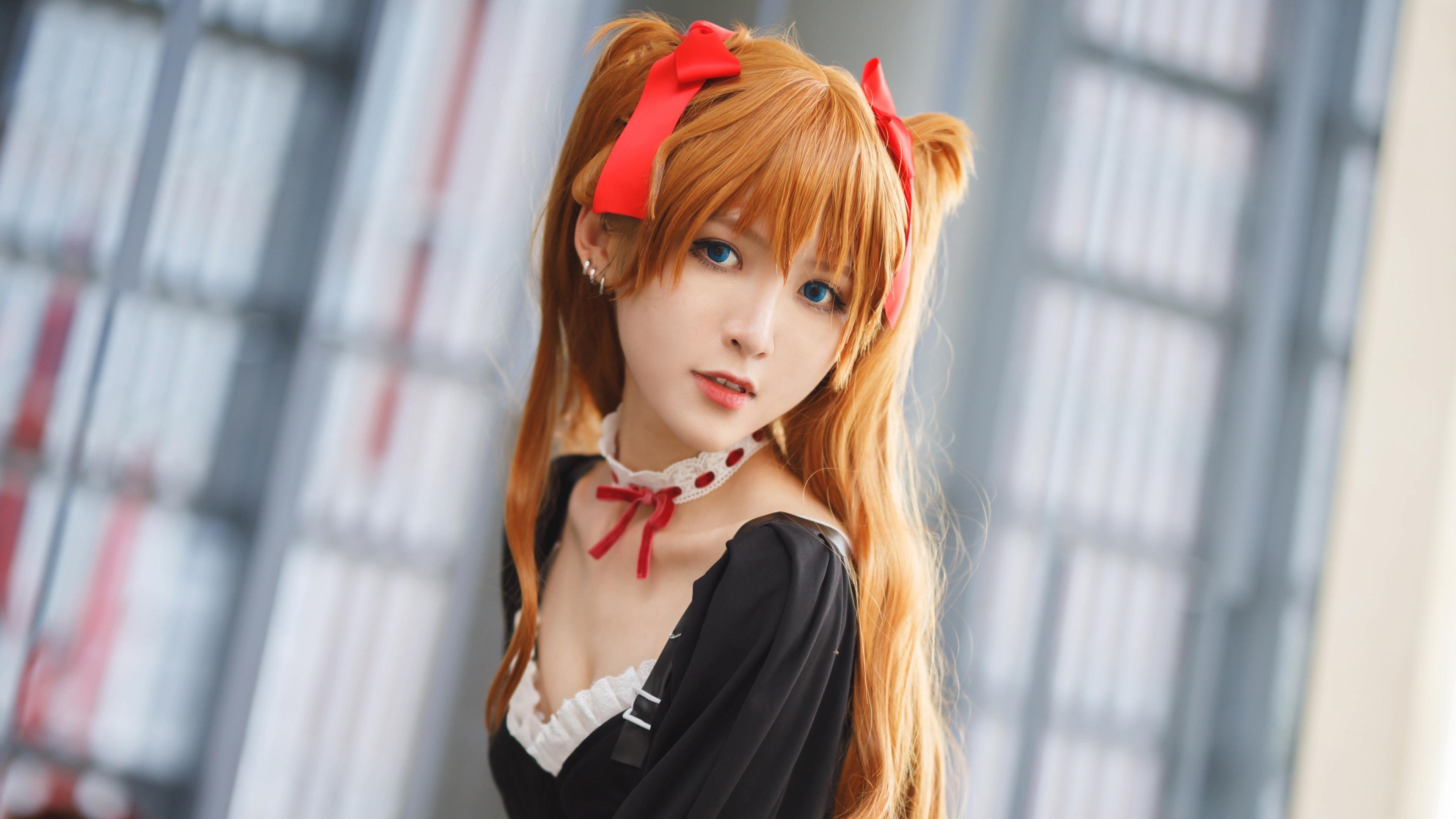 性感女神 cosplay 女仆 金发