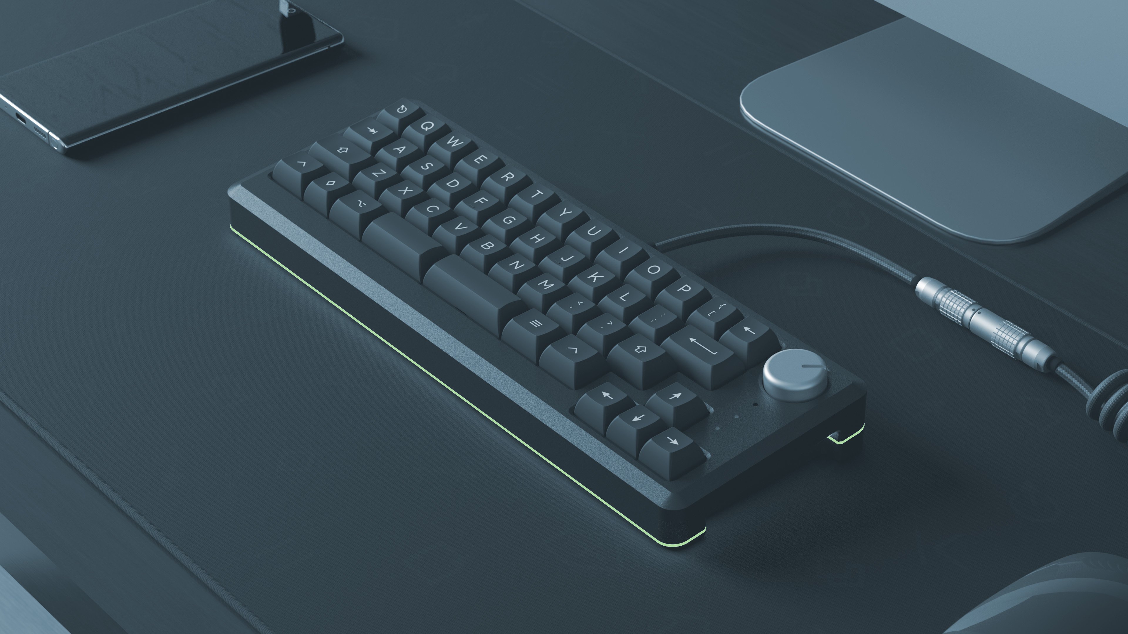 静物写真 键盘 手机 简洁