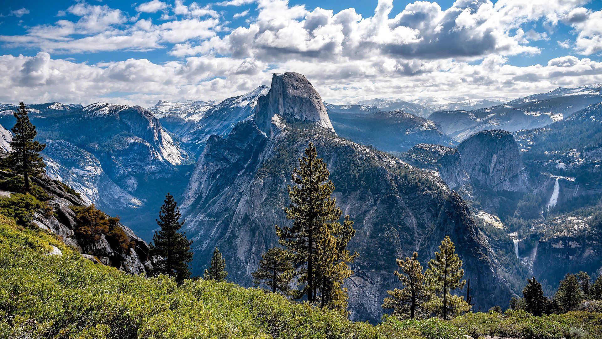 蓝天白云 山峰 山峦 高山