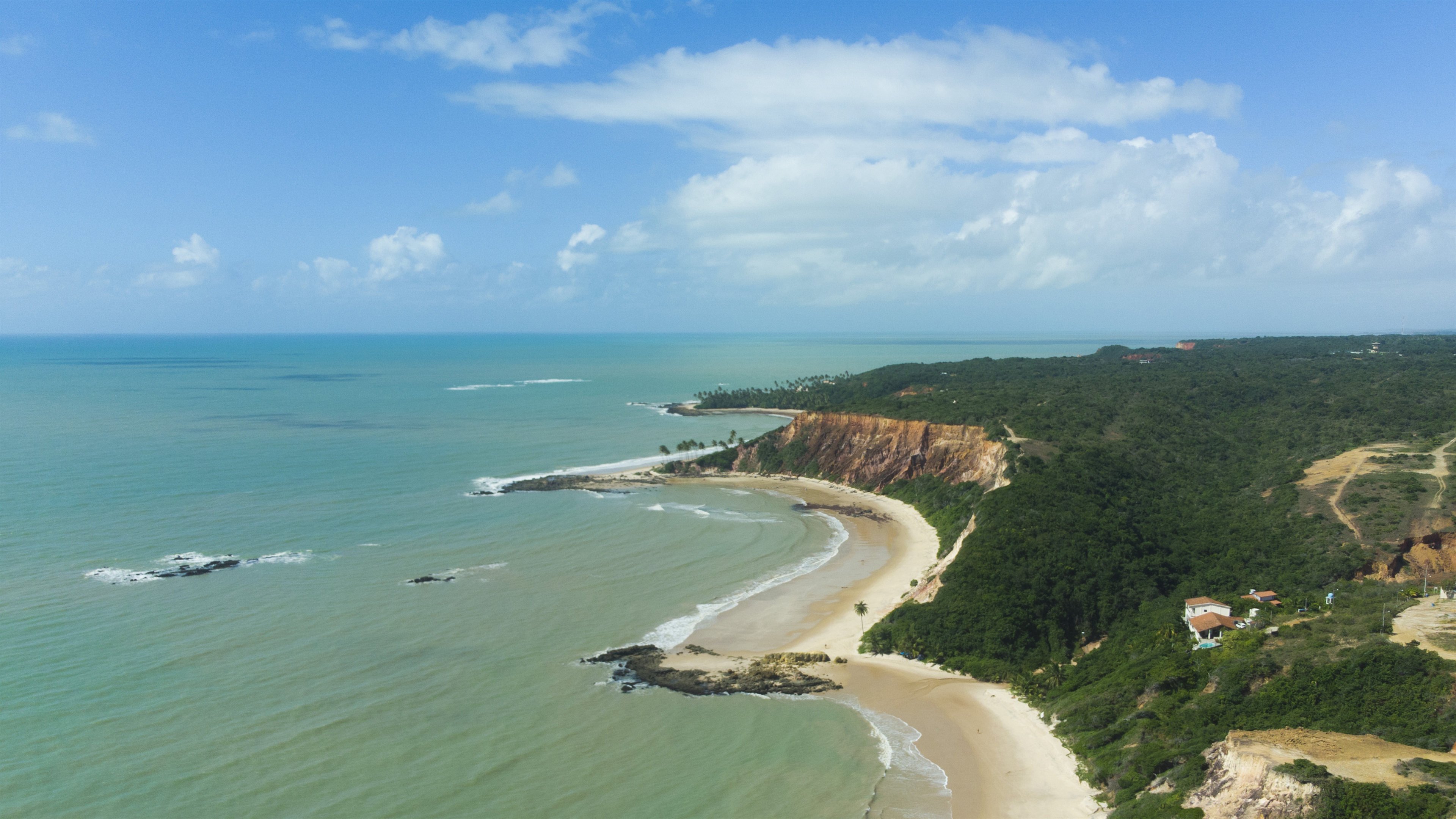 海洋天堂 海岸线 沙滩 海浪 眺望