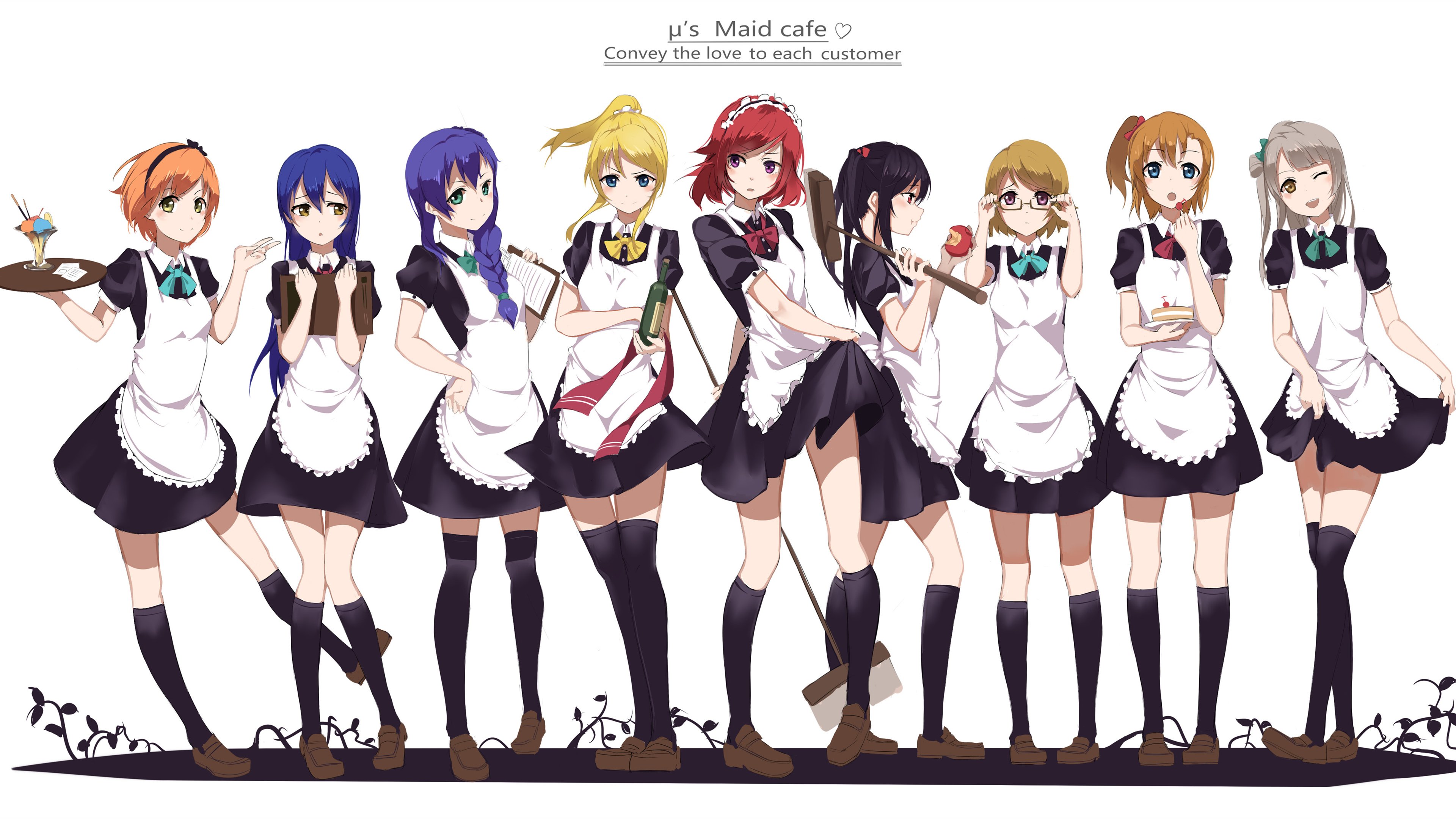 女仆 少女 服务生