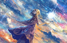 动漫 手绘 卡通 妹子 儿童桌面专用