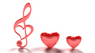 爱情 心动创意 音符
