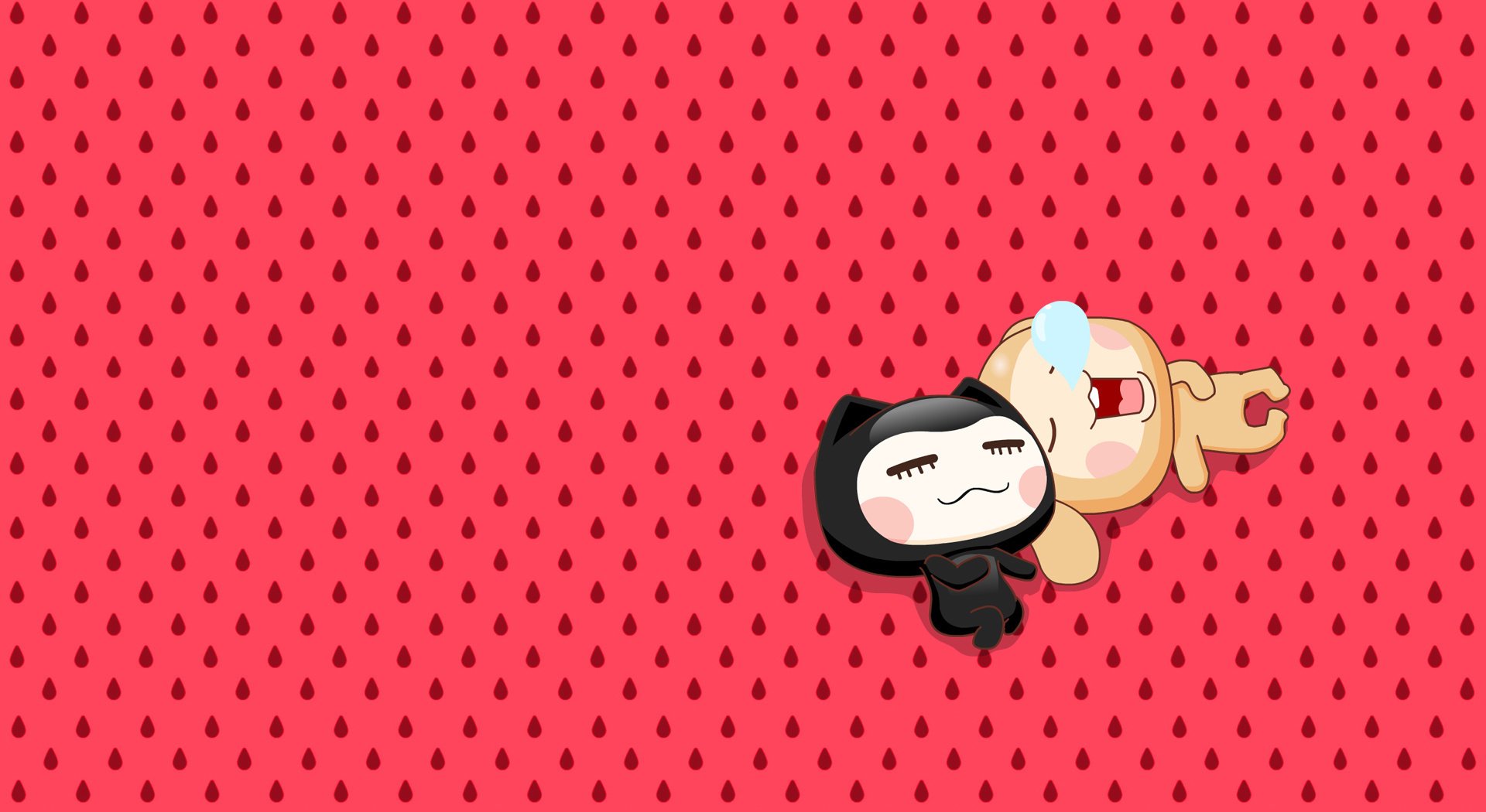 动漫 小左小右 可爱 萌系 儿童桌面专用