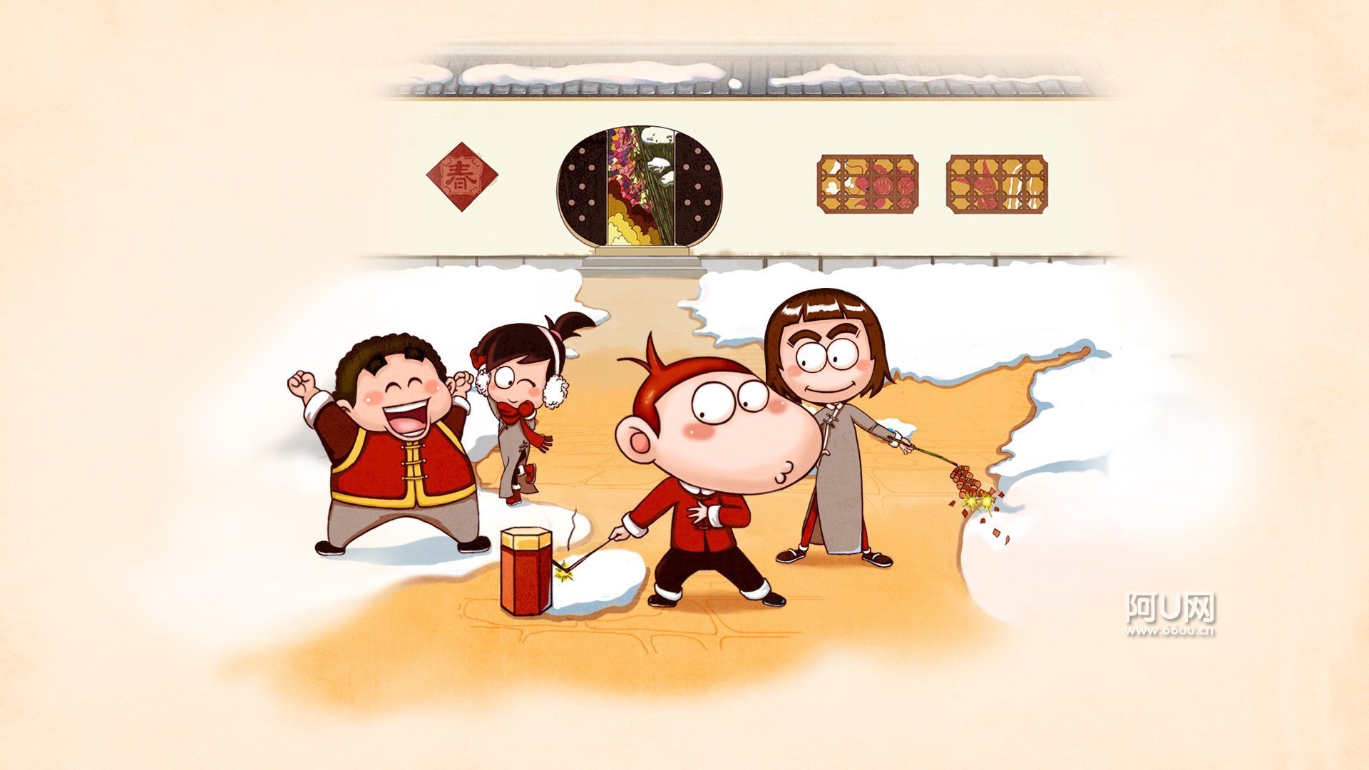 动漫 卡通 阿U网 儿童桌面专用