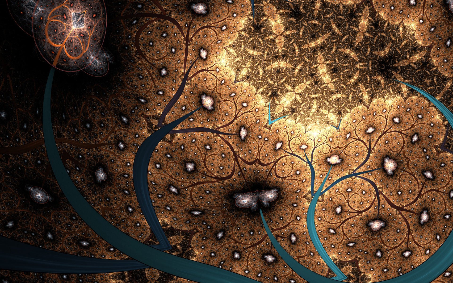 炫酷 特效 视觉艺术分形艺术  花 艺术 设计 色彩 炫彩