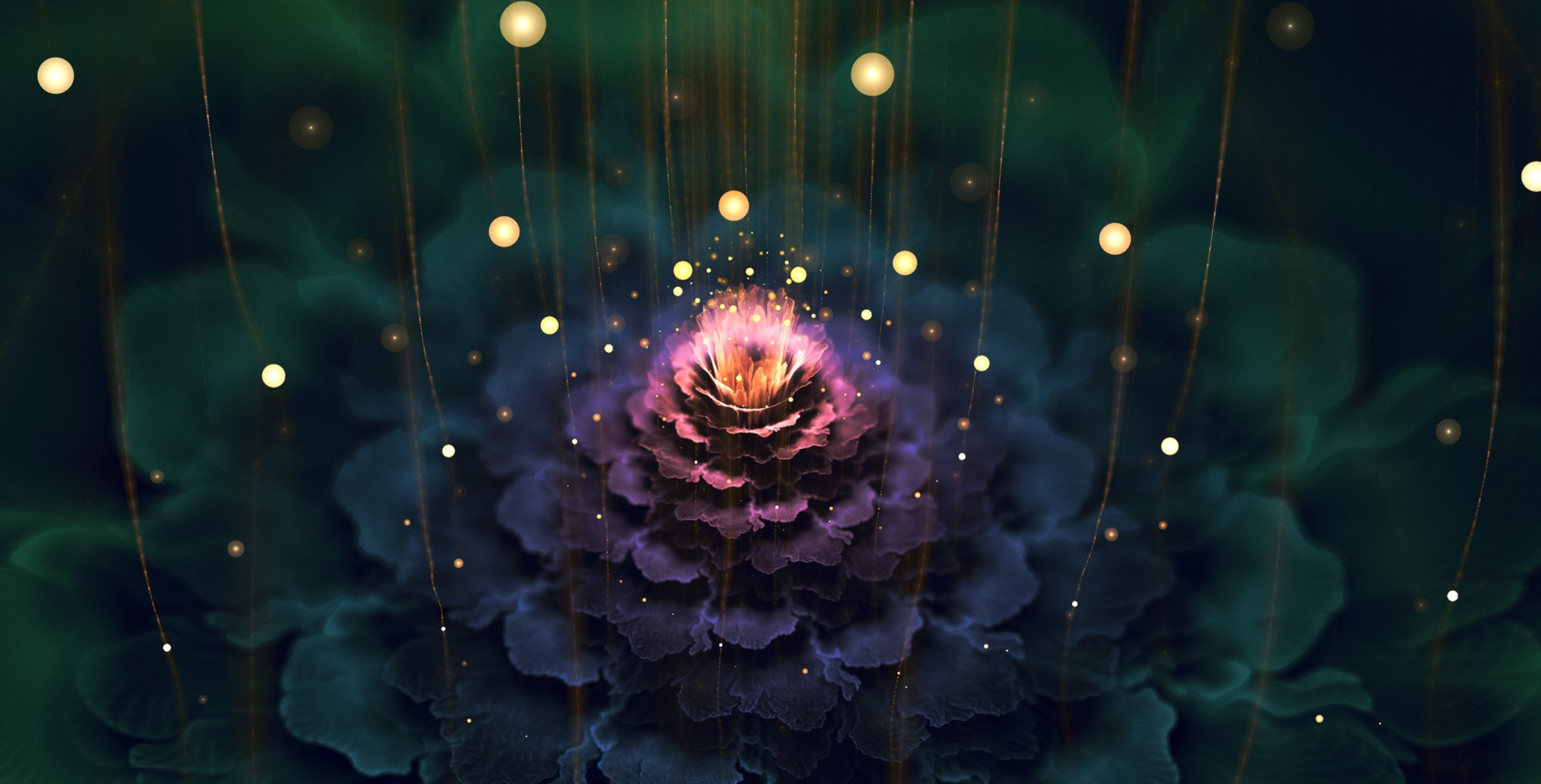 炫酷 特效 视觉艺术分形艺术  花 艺术 设计 色彩 炫彩