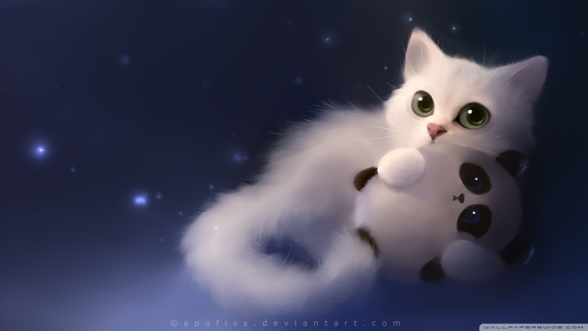 炫酷 特效 视觉艺术 设计 水彩 趣味猫