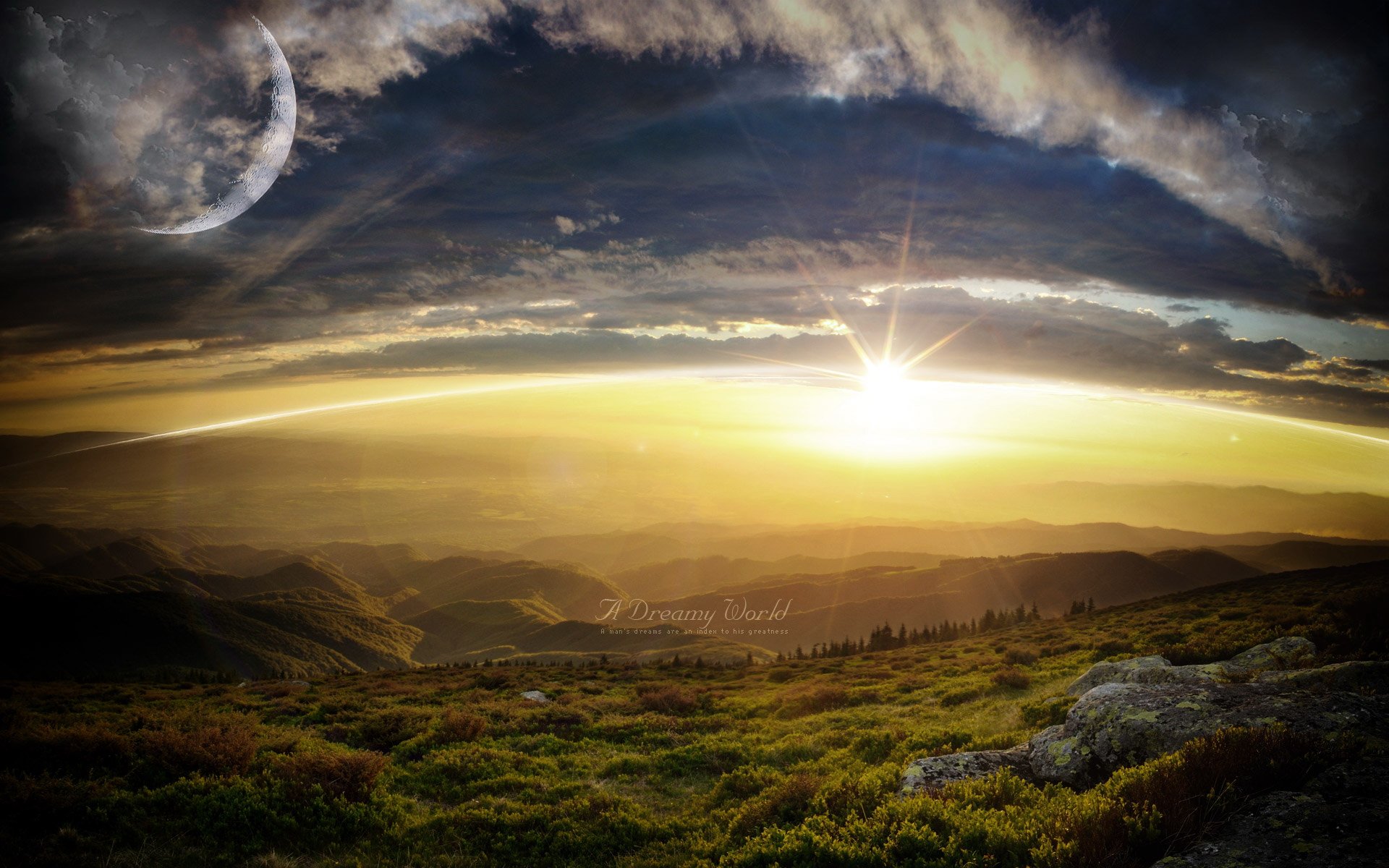 自然 风光 风景 落日余晖 夕阳 黄昏 傍晚 唯美