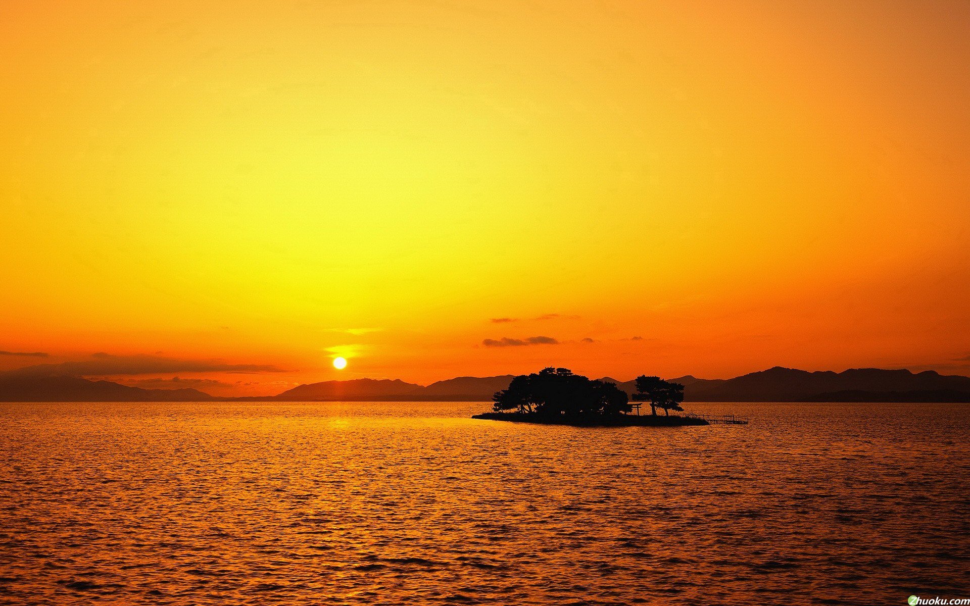 自然 风光 风景 落日余晖 夕阳 黄昏 傍晚 唯美