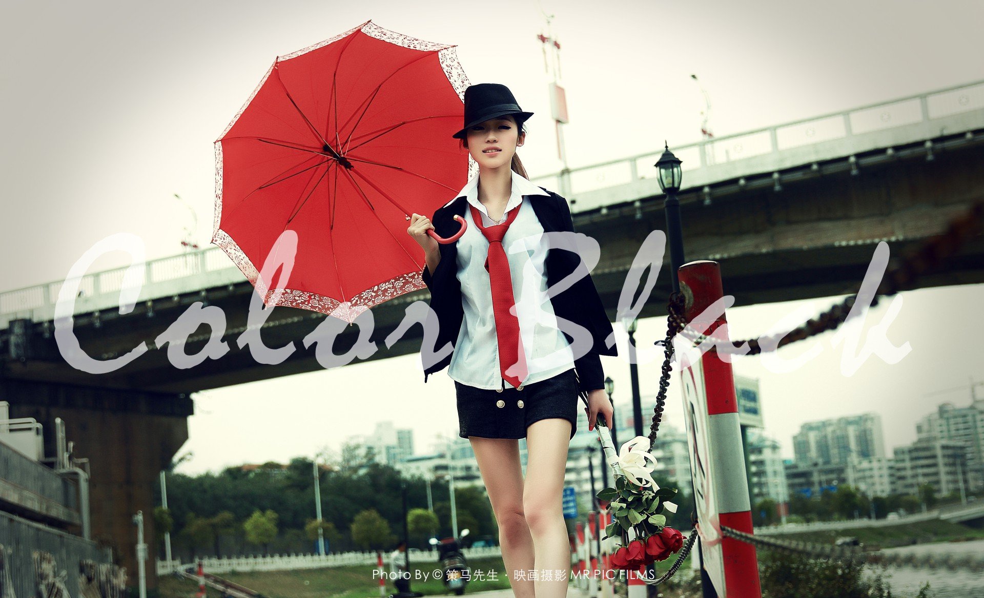 摄影师策马 美女 清纯 甜美 校园