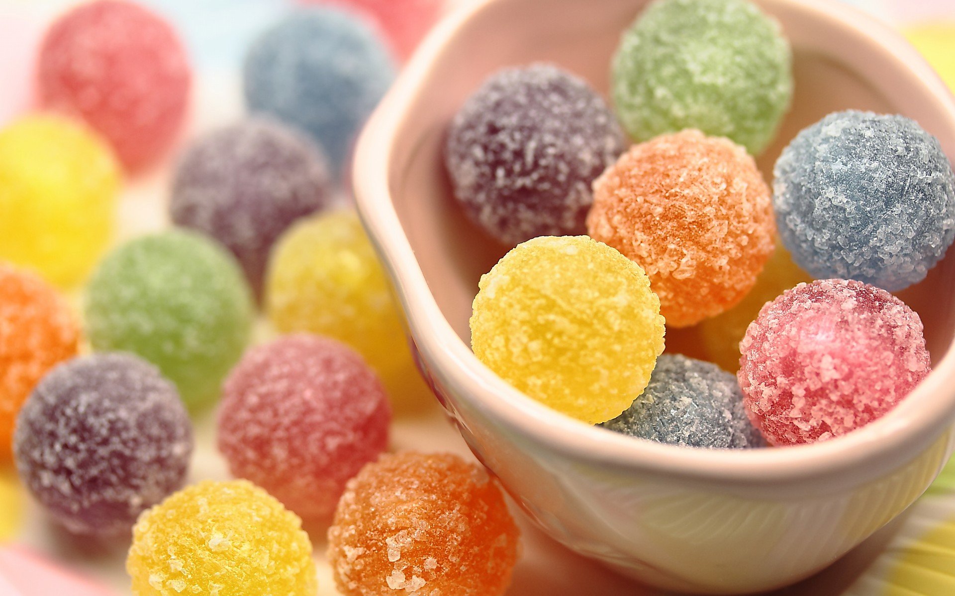 美食  清新 一口一口吃掉忧愁 食物 甜点 糕点 吃货 糖果 五颜六色 水果糖