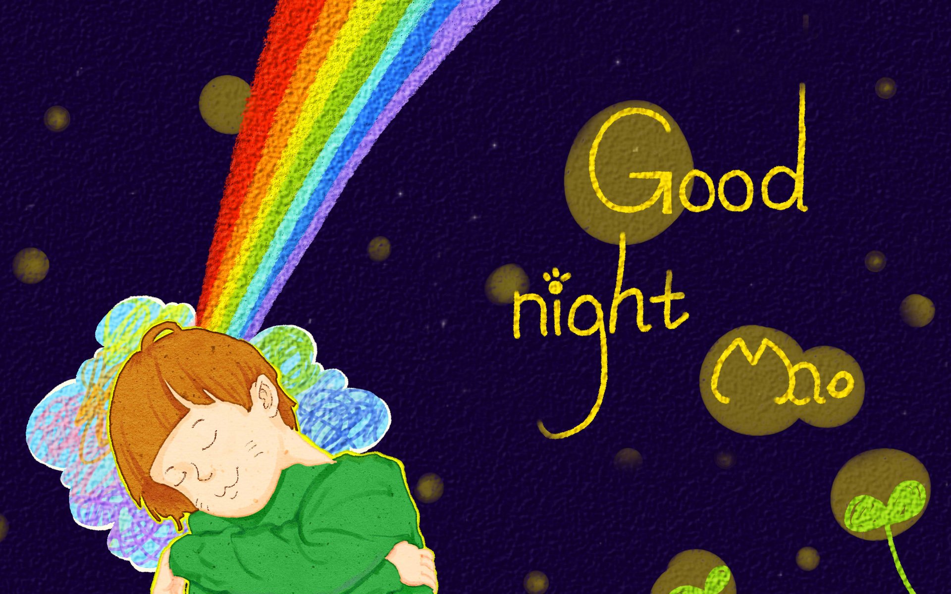 睡觉 晚安 把世界忘掉 安静 温馨 月亮 夜晚 星星 梦乡 睡梦