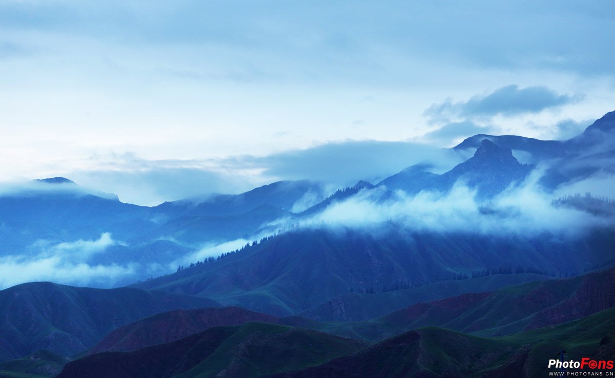 心静者高 风景 云雾 唯美 意境 古风