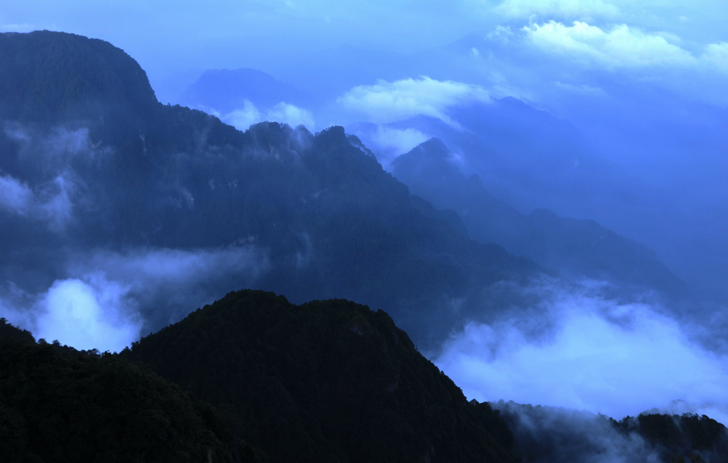 心静者高 风景 云雾 唯美 意境 古风