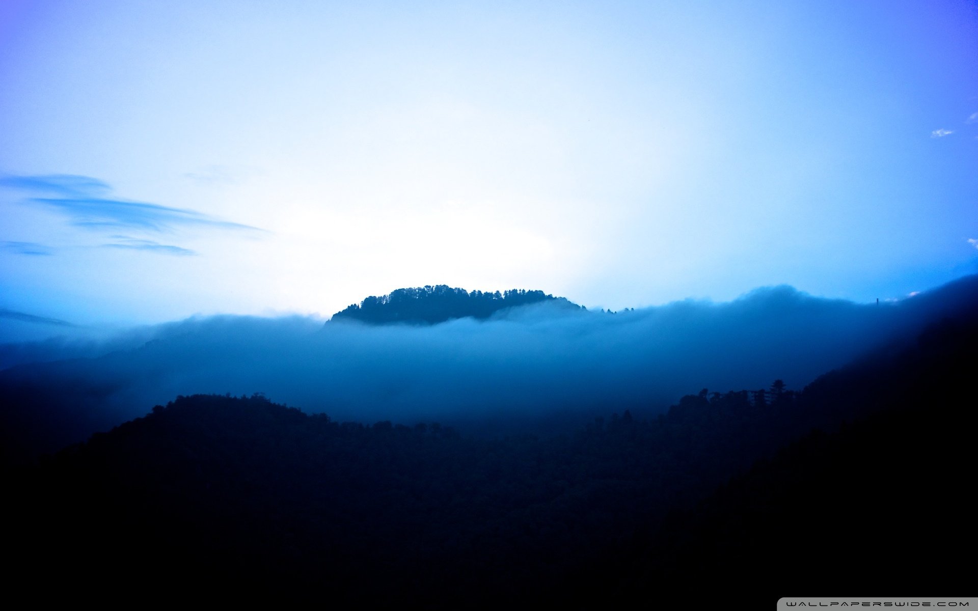 心静者高 风景 云雾 唯美 意境 古风