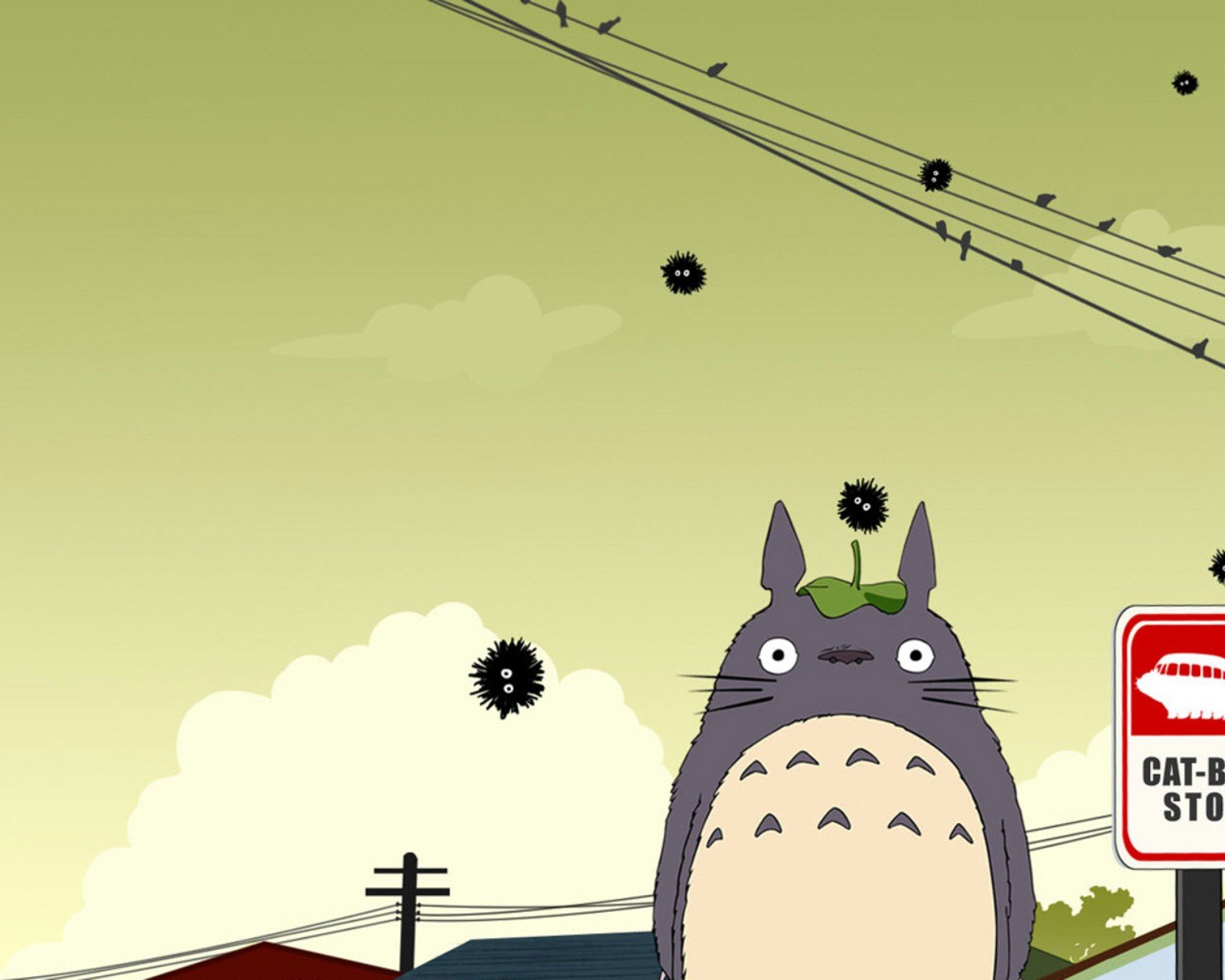 动漫 手绘 龙猫