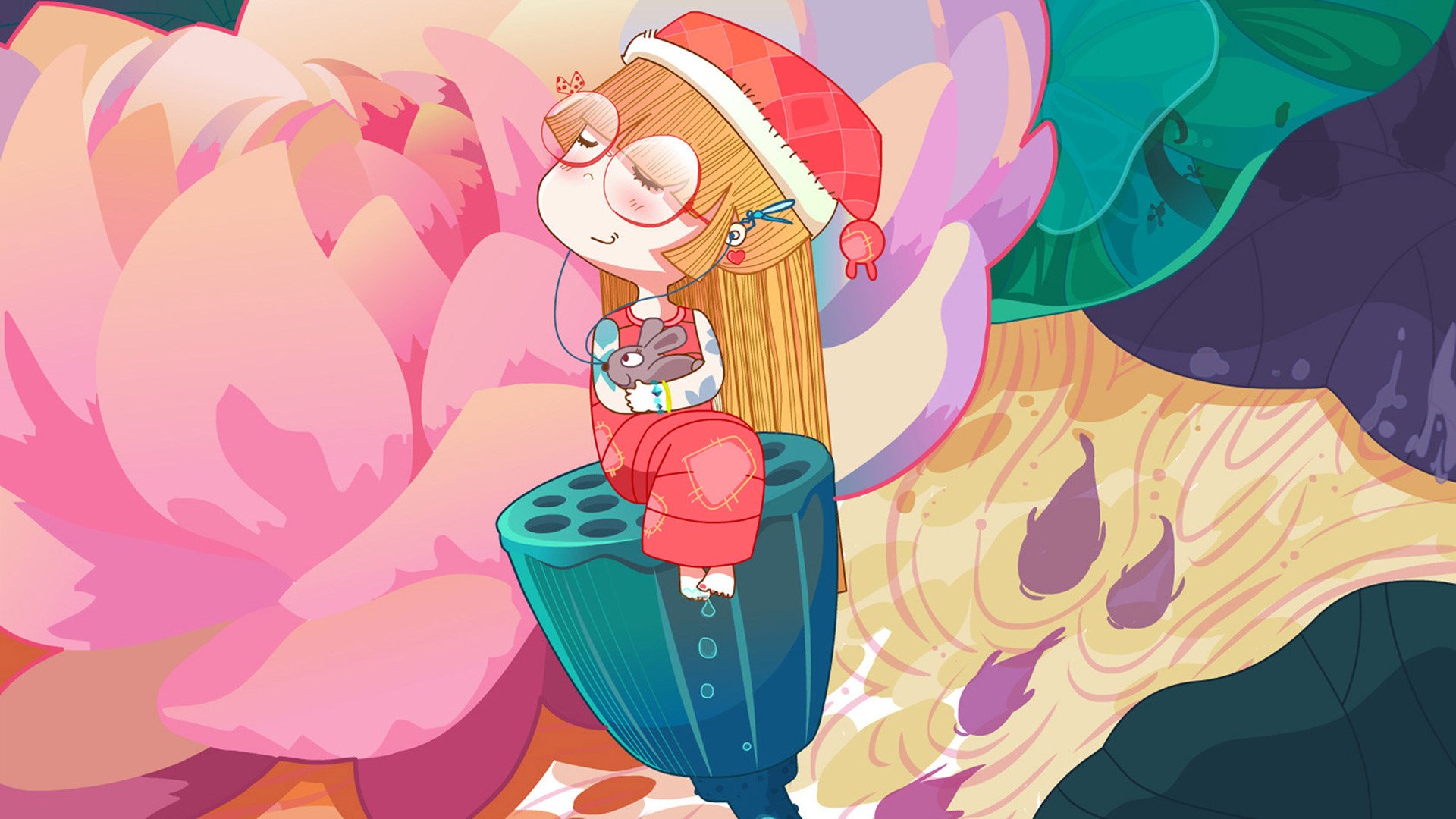 动漫 手绘 可爱 女孩