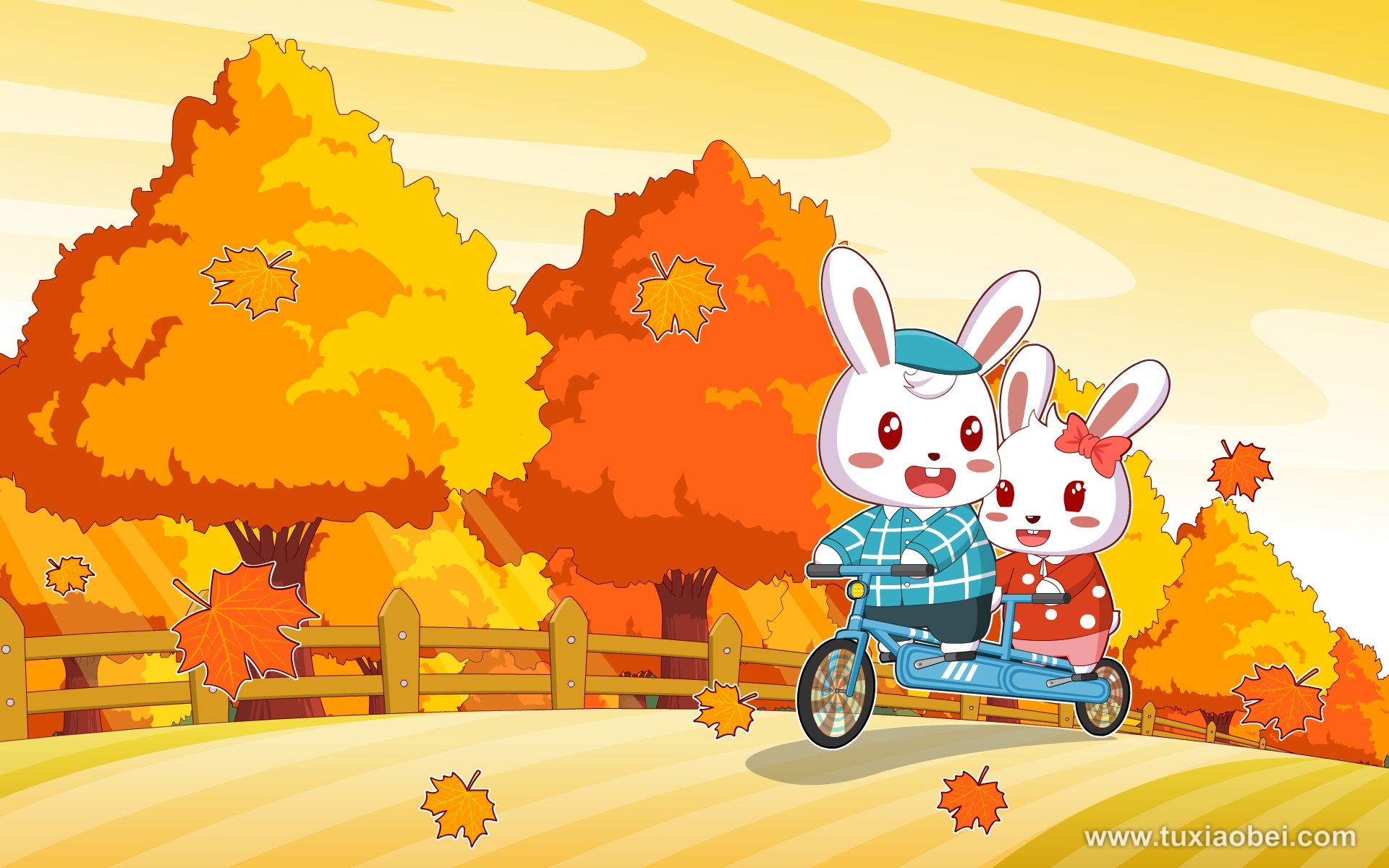 动漫 手绘 兔小贝